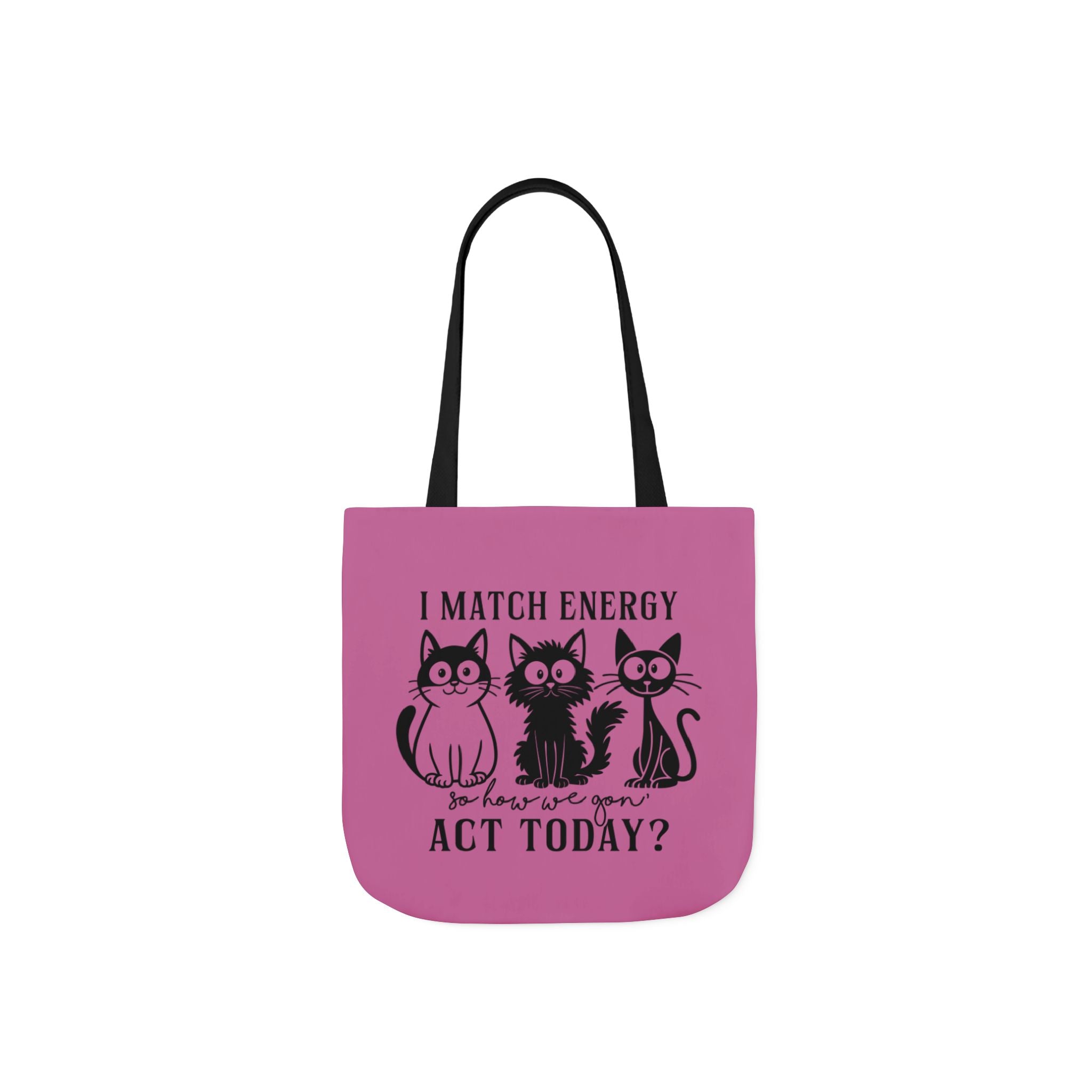 Reusable Light Pink Tote – Cat Design | Gallory Hive