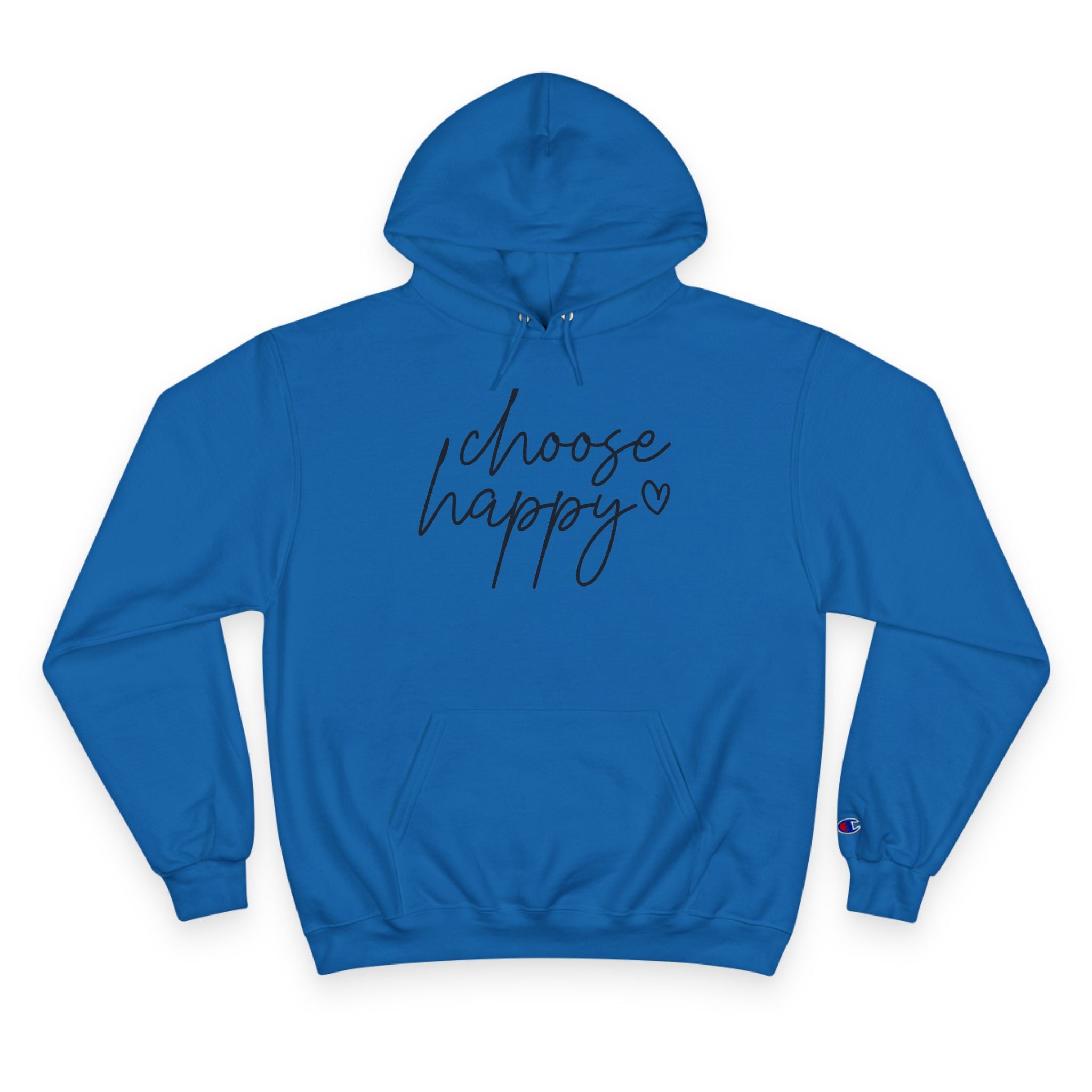 Unisex Hoodie – Choose Happy Minimalist Print