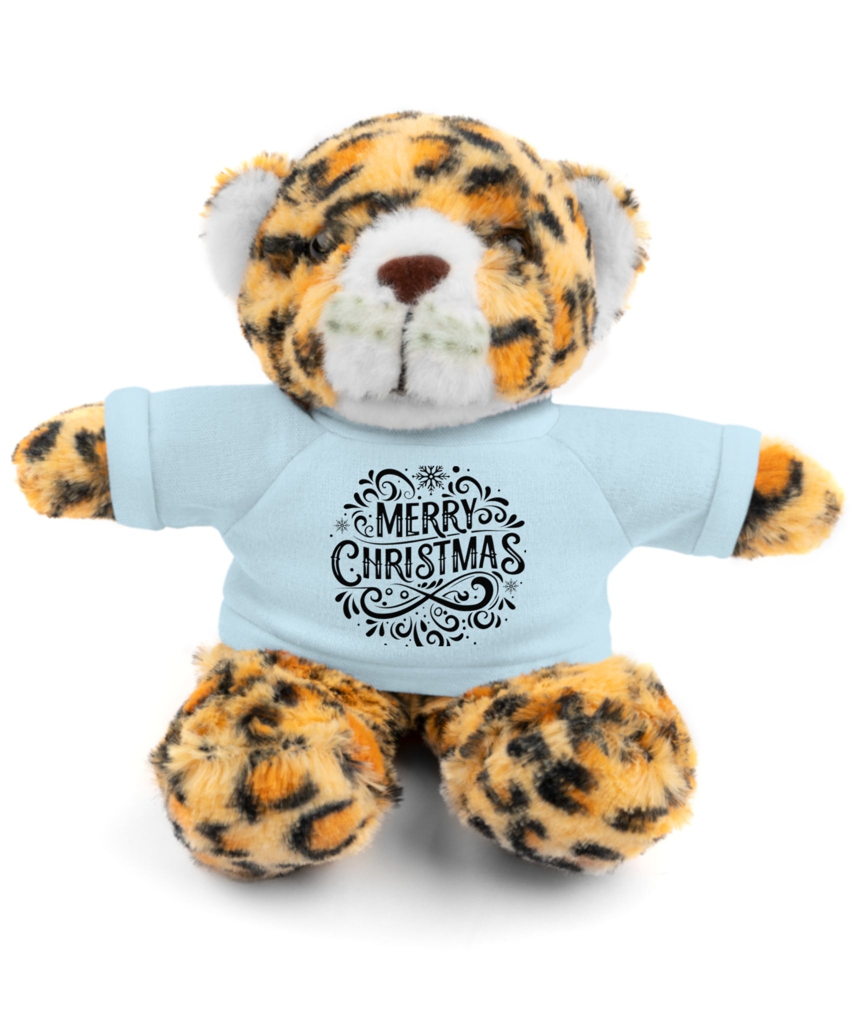 Festive Merry Christmas Stuffed Jaguar | Gallory Hive