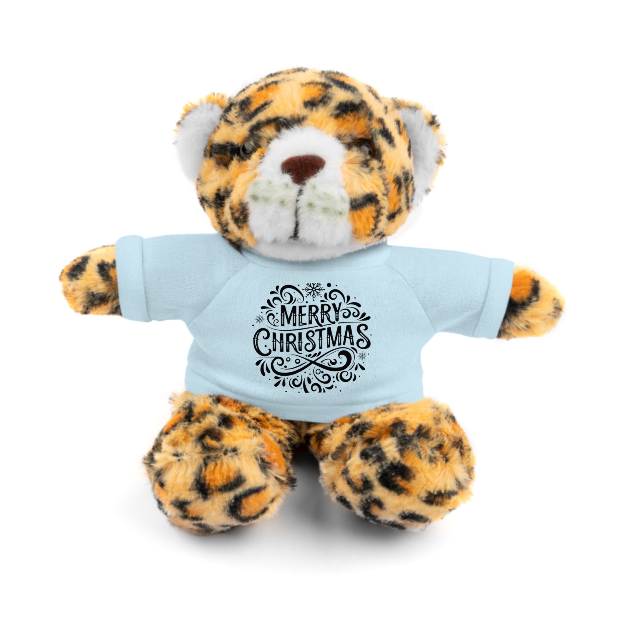 Festive Merry Christmas Stuffed Jaguar | Gallory Hive