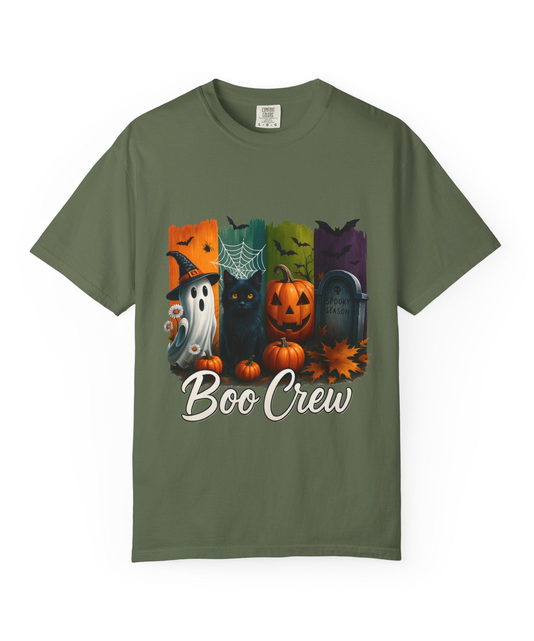 Unisex Halloween Shirt – Pumpkin, Ghost & Tombstone | Gallory Hive