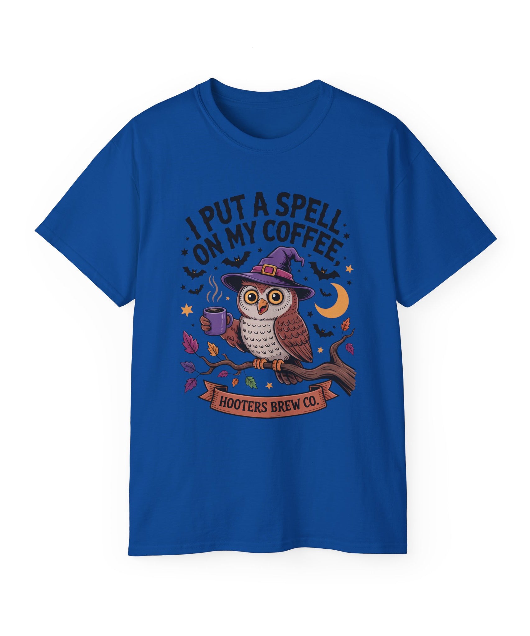 Halloween Owl Coffee Tee - Festive Wear | Gallory Hive