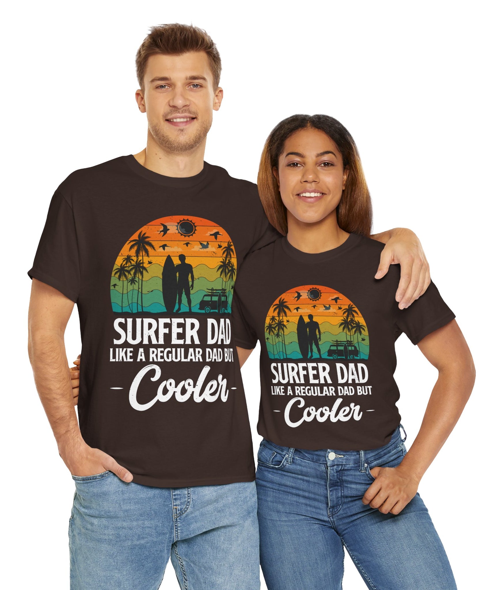 Vintage Surf Van & Palm Tree T-Shirt