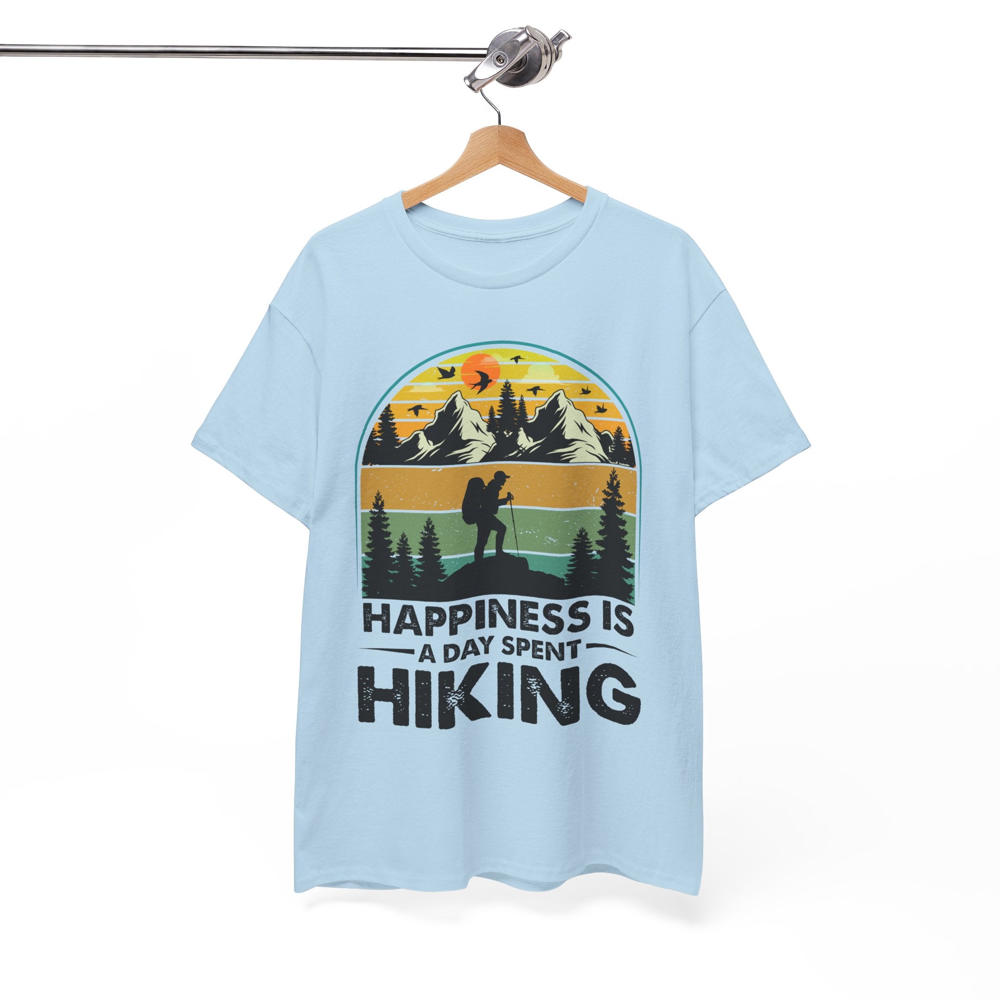 Vintage Hiker Sunset Mountain Tee
