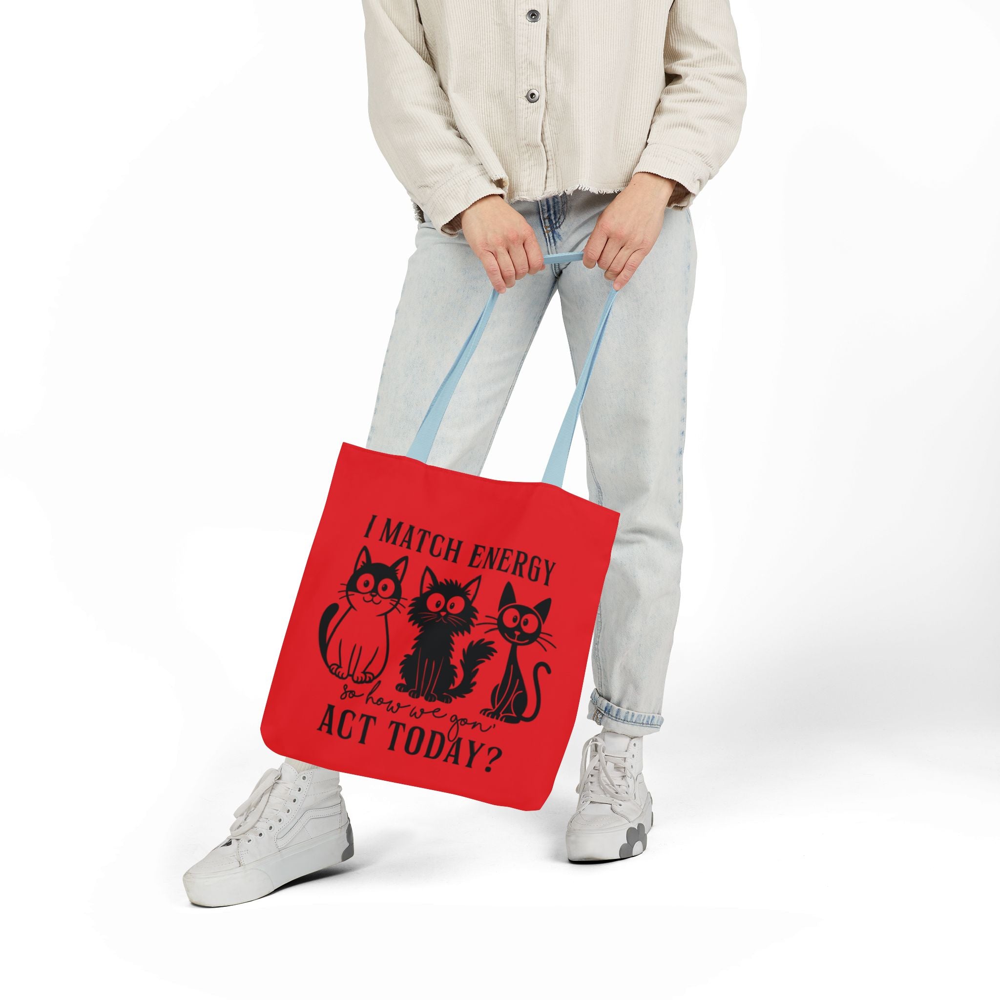 Cute Red Canvas Tote – Reusable Bag