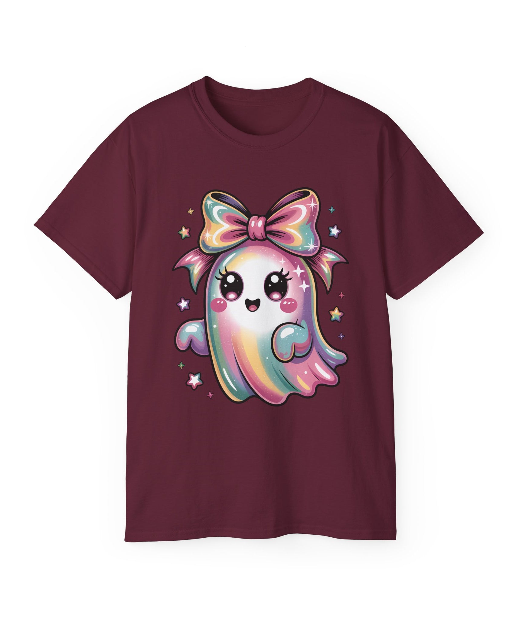 Happy Ghost T-Shirt - Adorable Pastel Tee