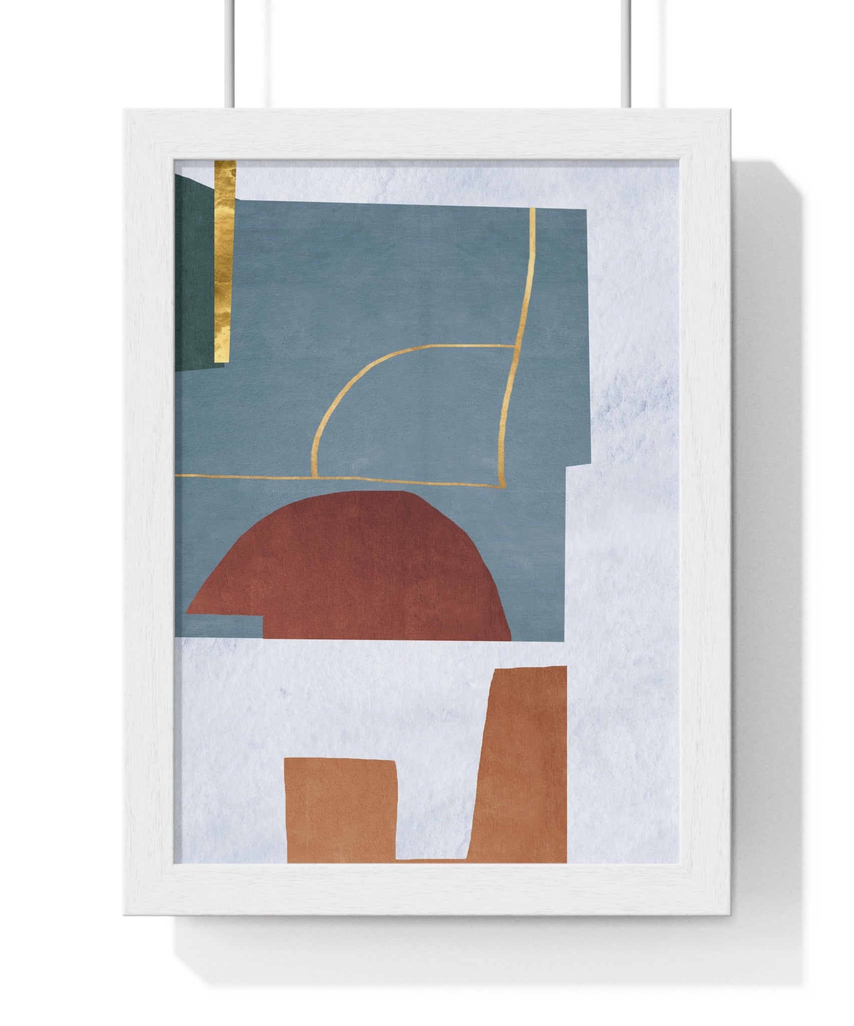 Abstract Carpet Texture Art – Wooden Framed Print