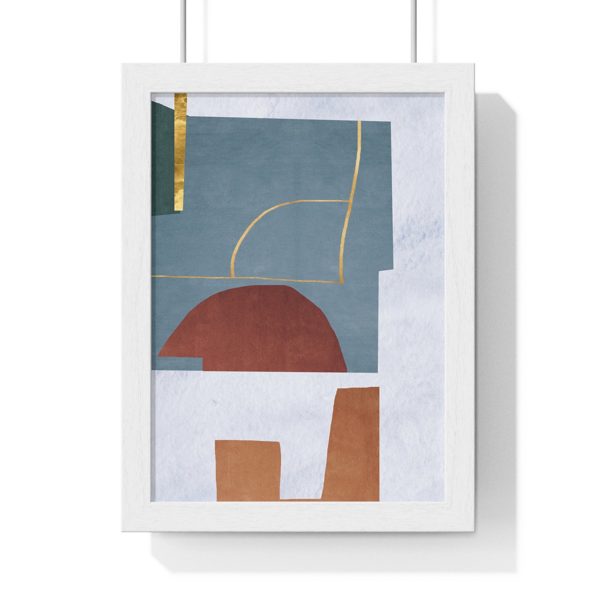 Abstract Carpet Texture Art – Wooden Framed Print