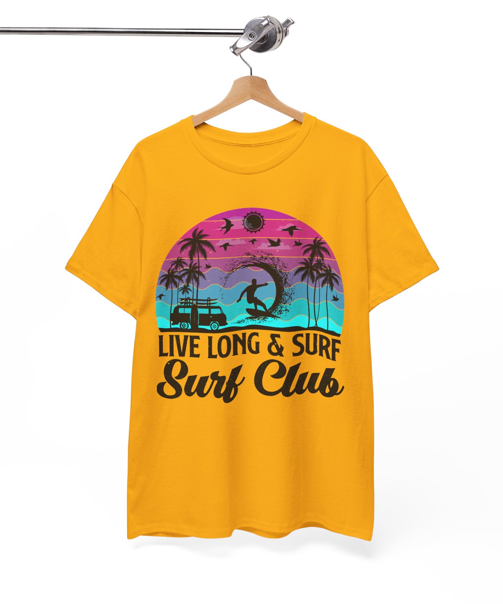 Surf Club Beach Sunset T-Shirt