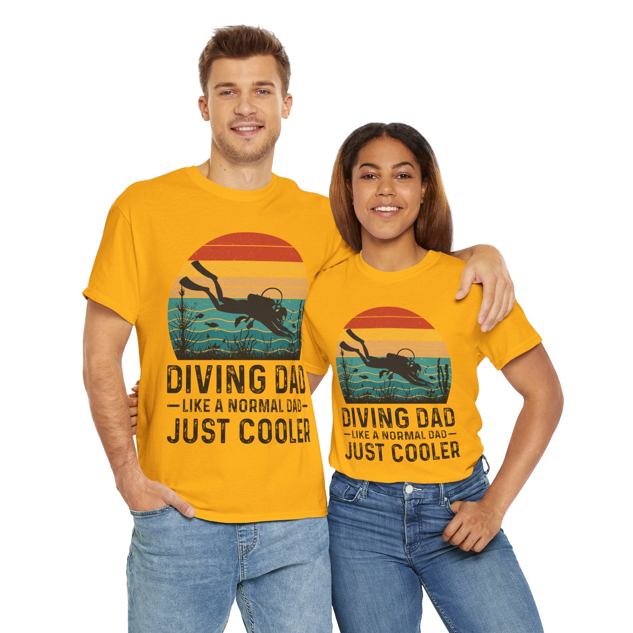 Diving Dad T-Shirt - Retro Scuba Design