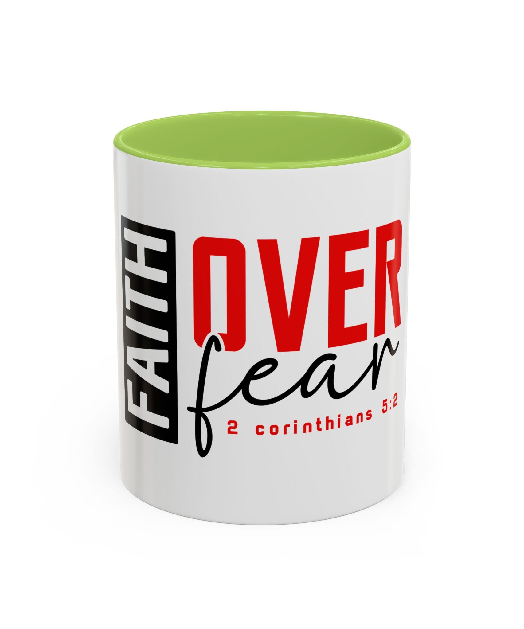 Faith Scripture Accent Coffee Mug | Gallory Hive