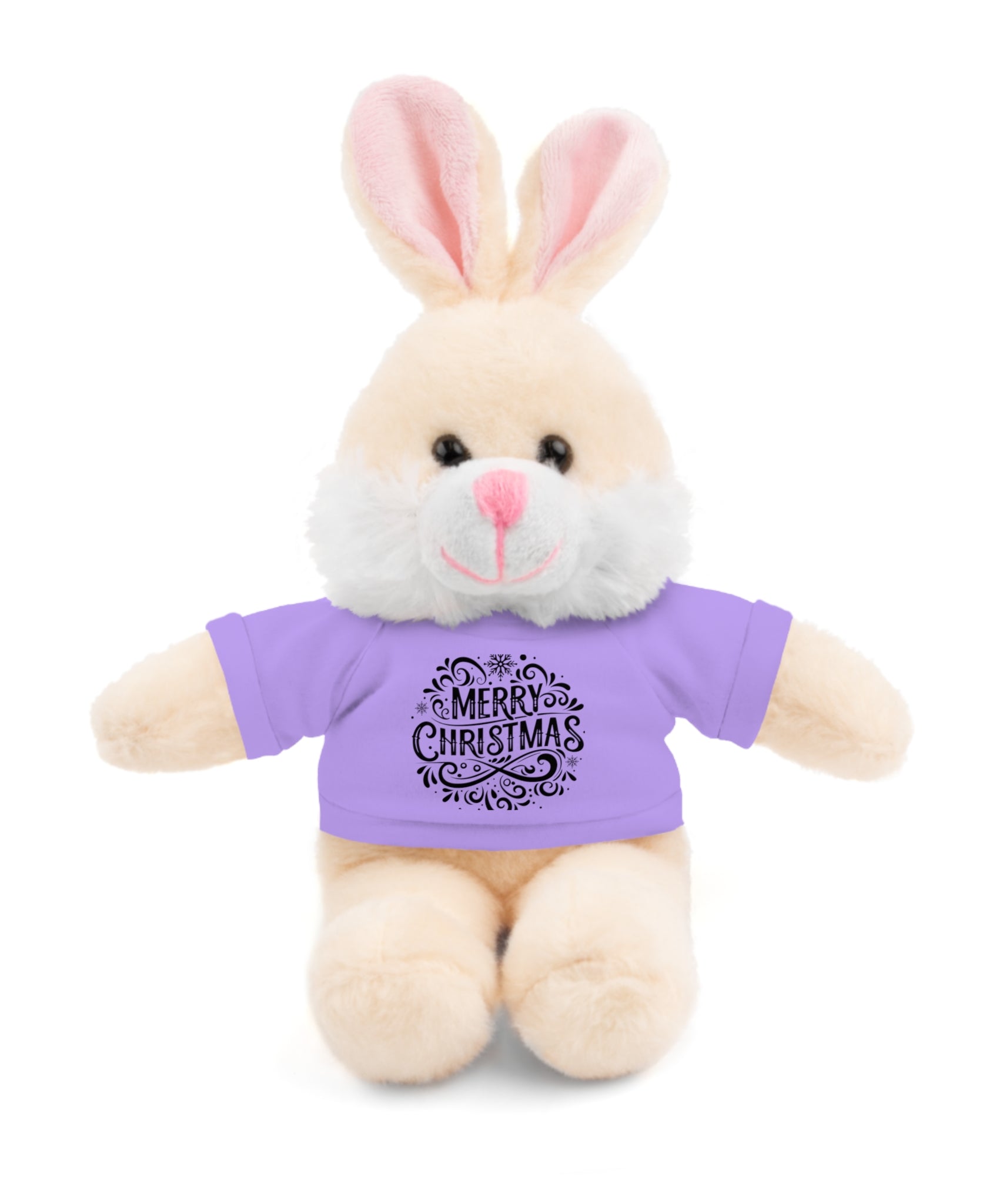 Festive Merry Christmas Stuffed Bunny | Gallory Hive