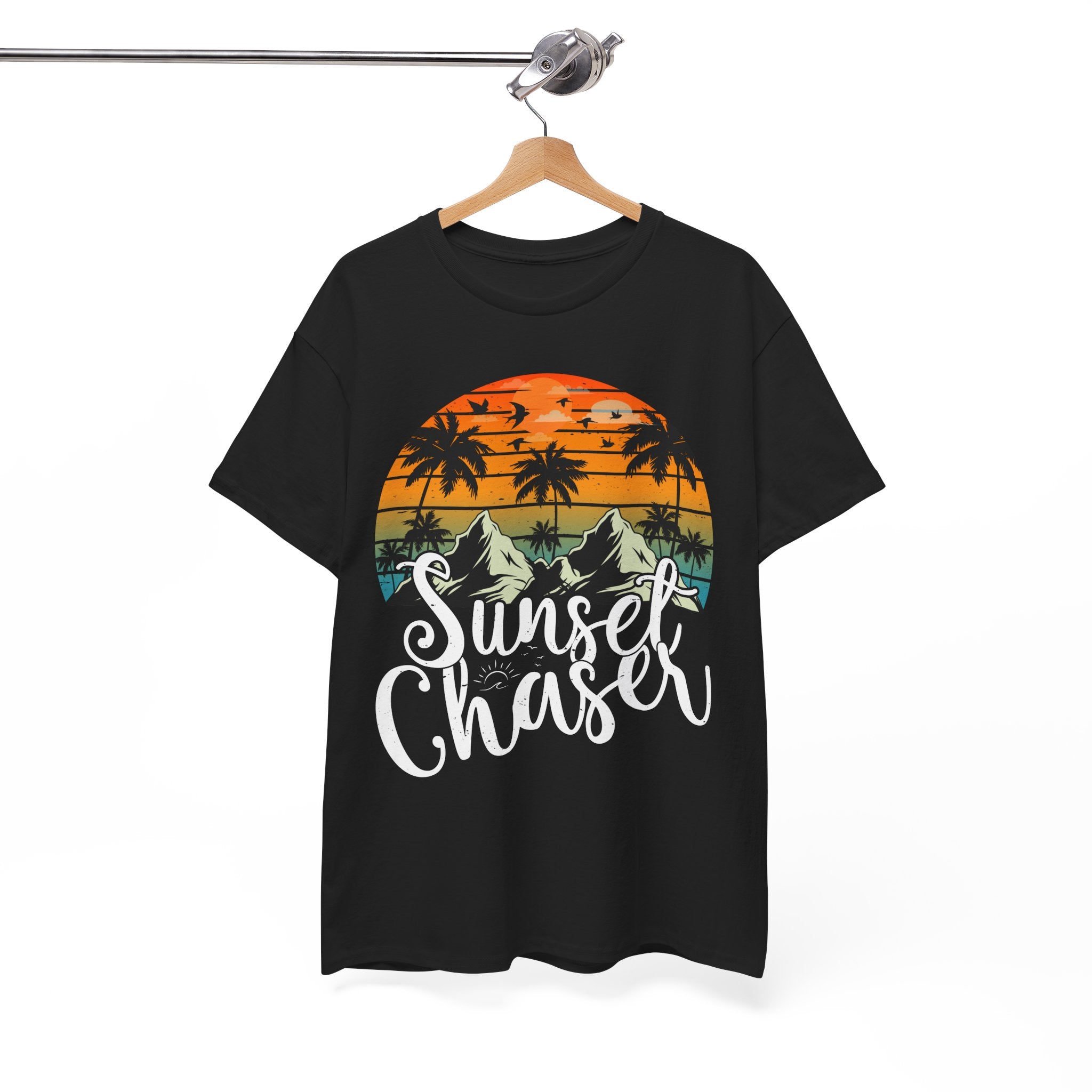 Sunset Surf Tee – Tropical & Mountain Vibes