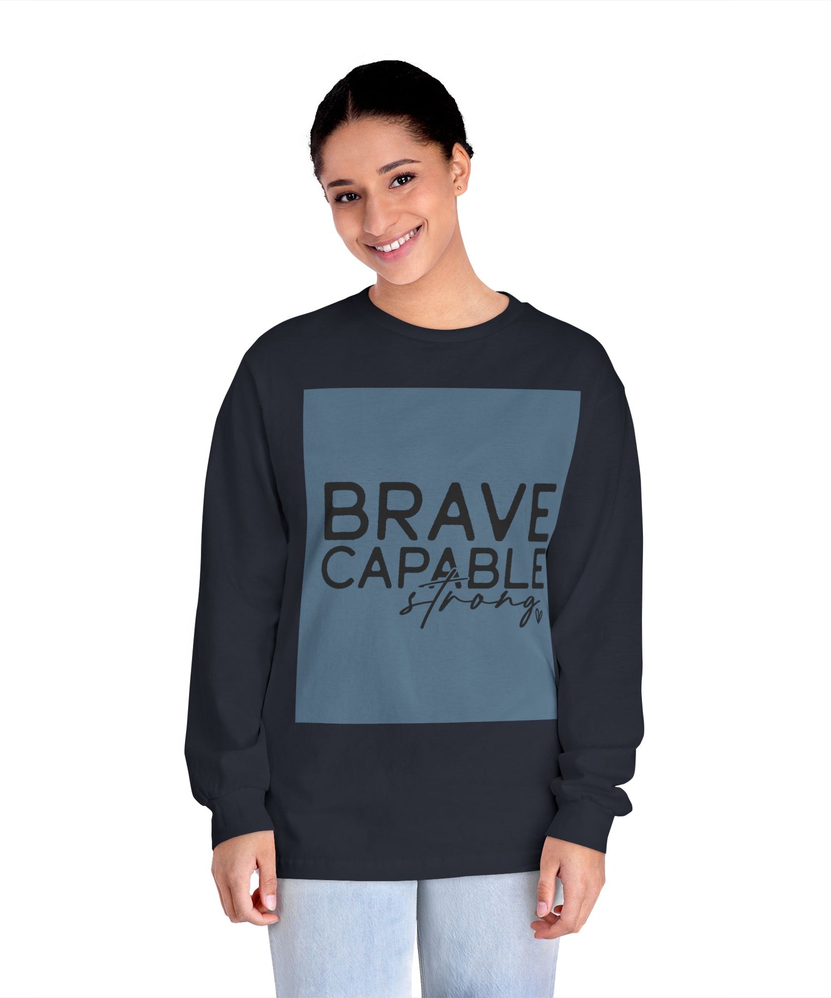 Unisex Motivational Shirt – Brave & Capable Tee