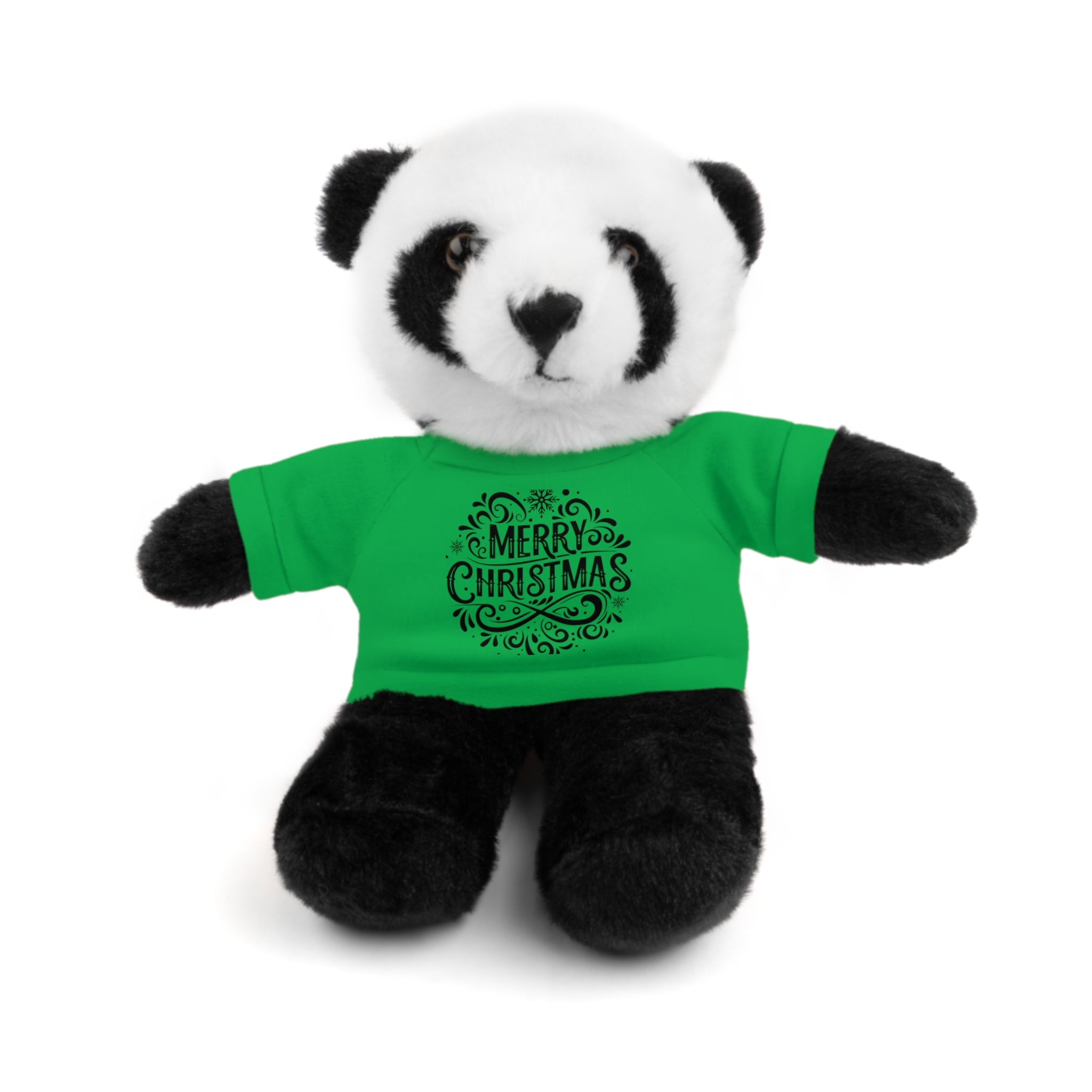 Festive Merry Christmas Stuffed Panda | Gallory Hive