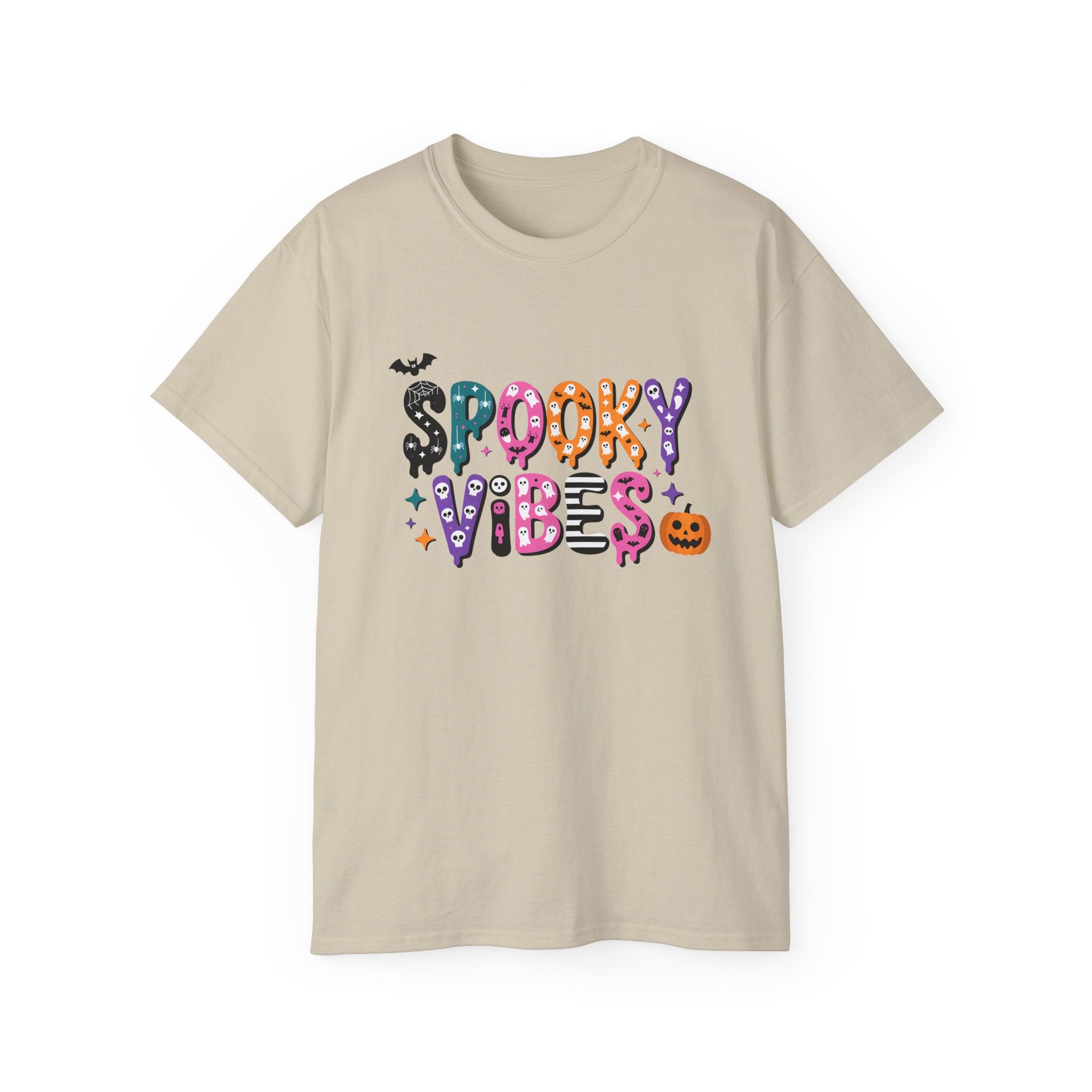 Halloween Spooky Vibes Graphic Tee | Gallory Hive