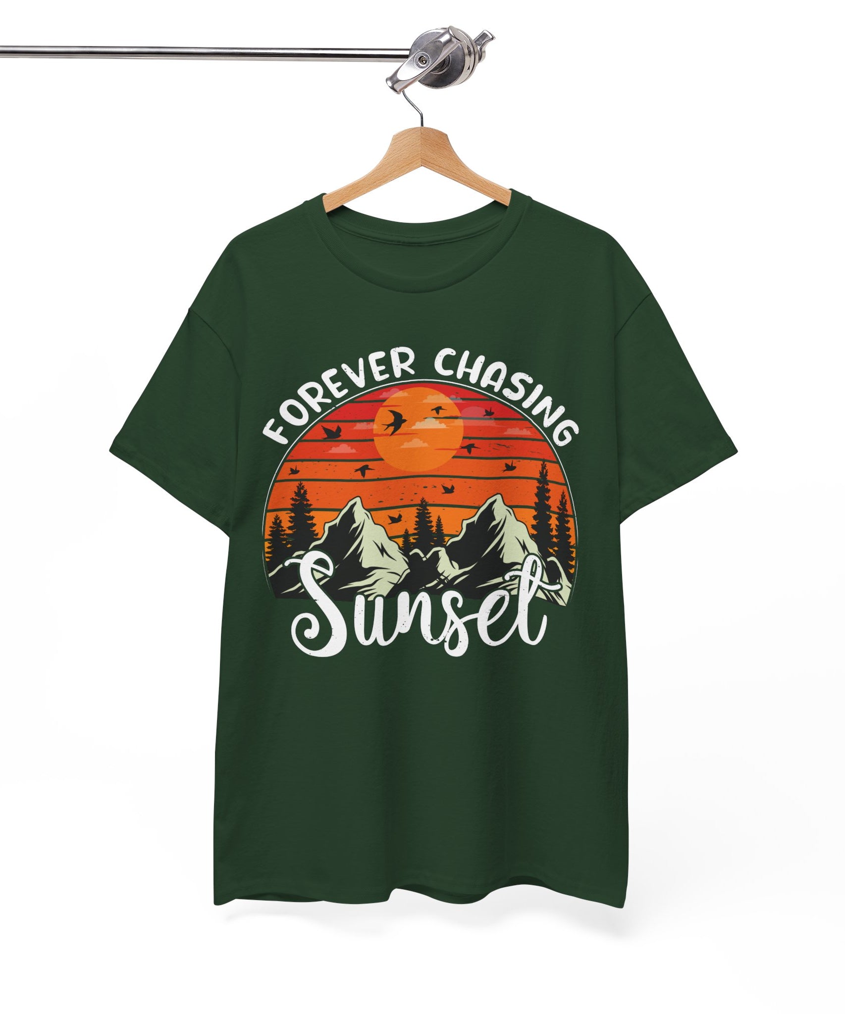 Sunset Mountain Scene T-Shirt