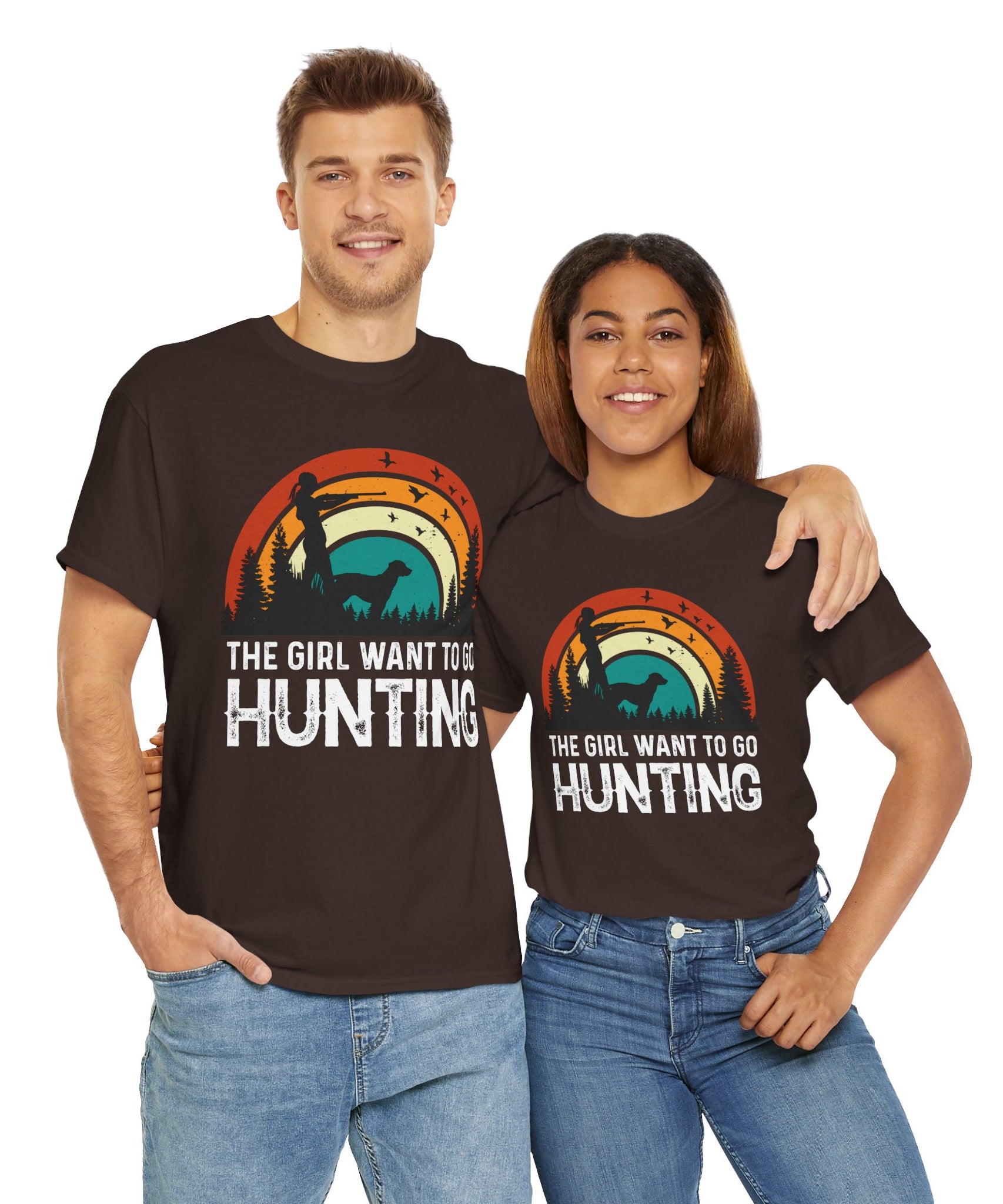 Retro Hunter Shirt – Birds & Pines