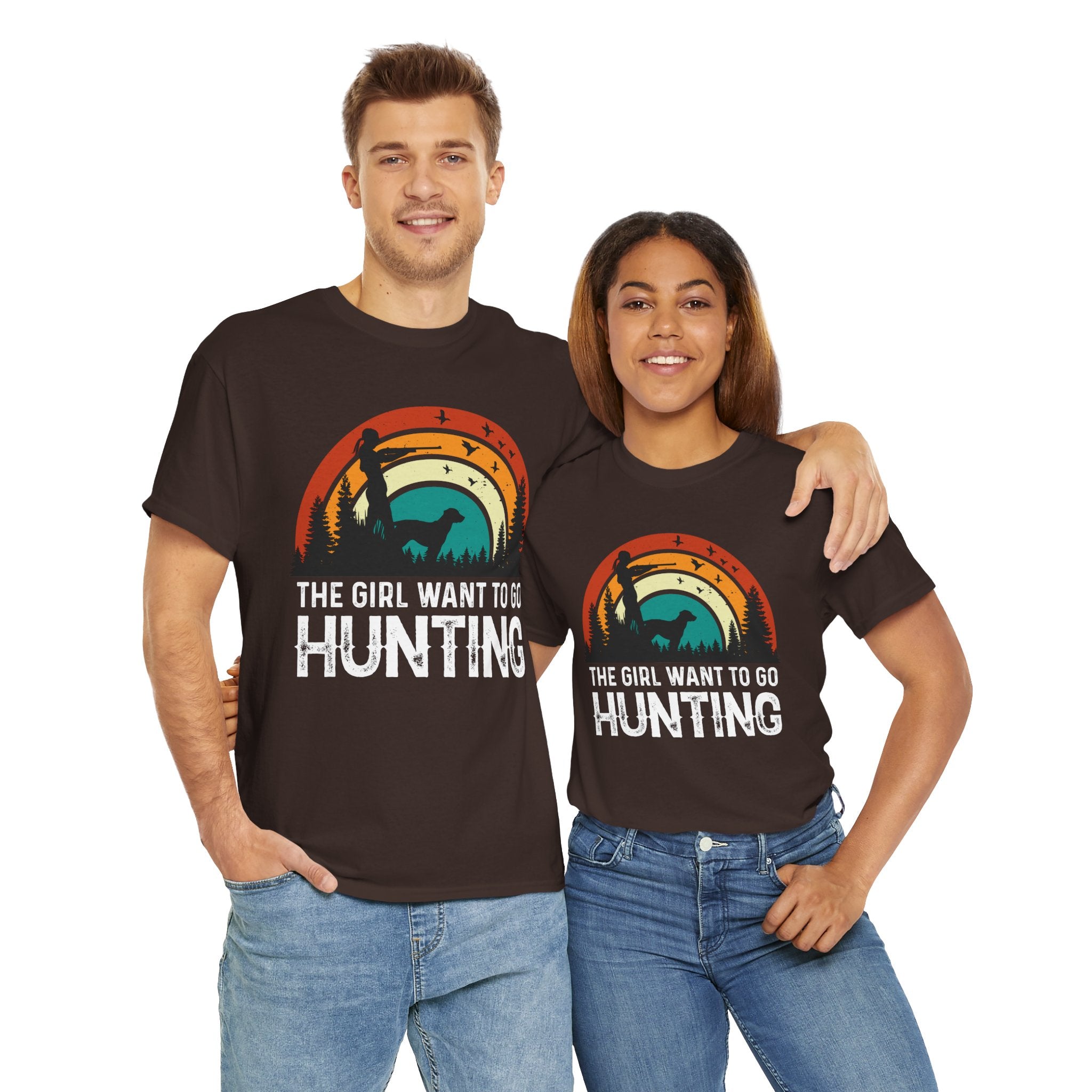 Retro Hunter Shirt – Birds & Pines