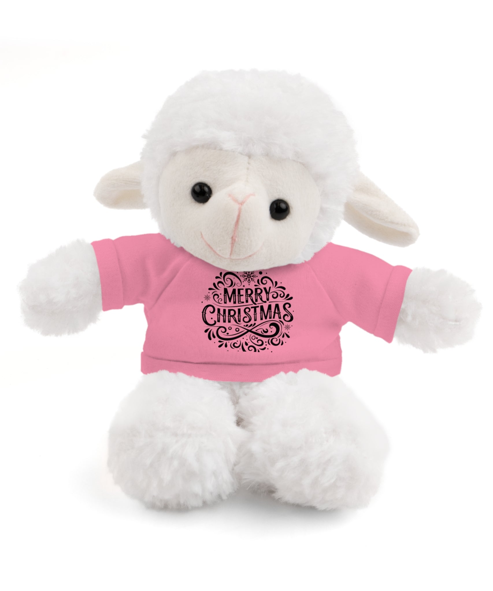 Festive Merry Christmas Stuffed Sheep | Gallory Hive