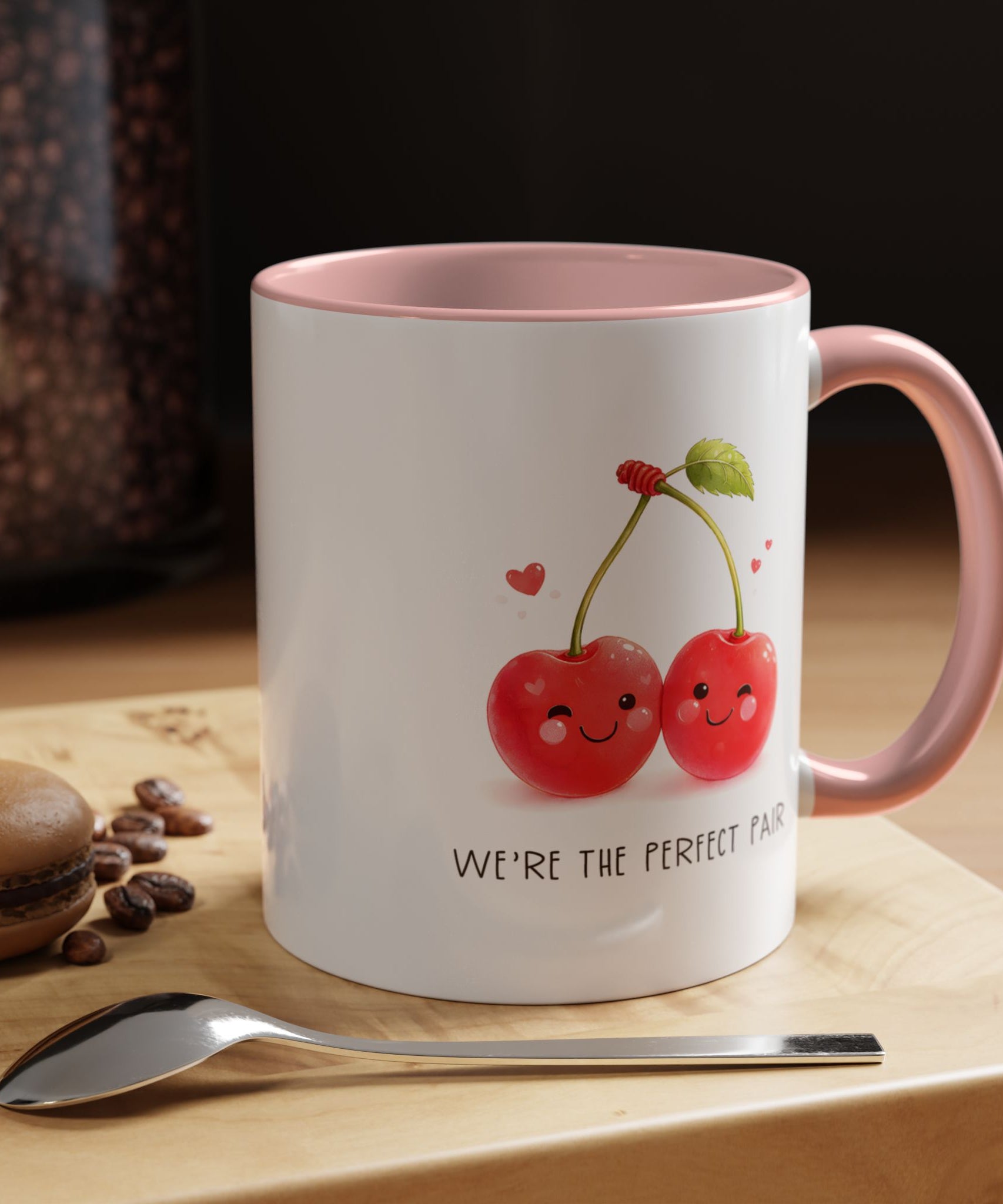 Funny Cherry Couple Ceramic Coffee Mug | Gallory Hive