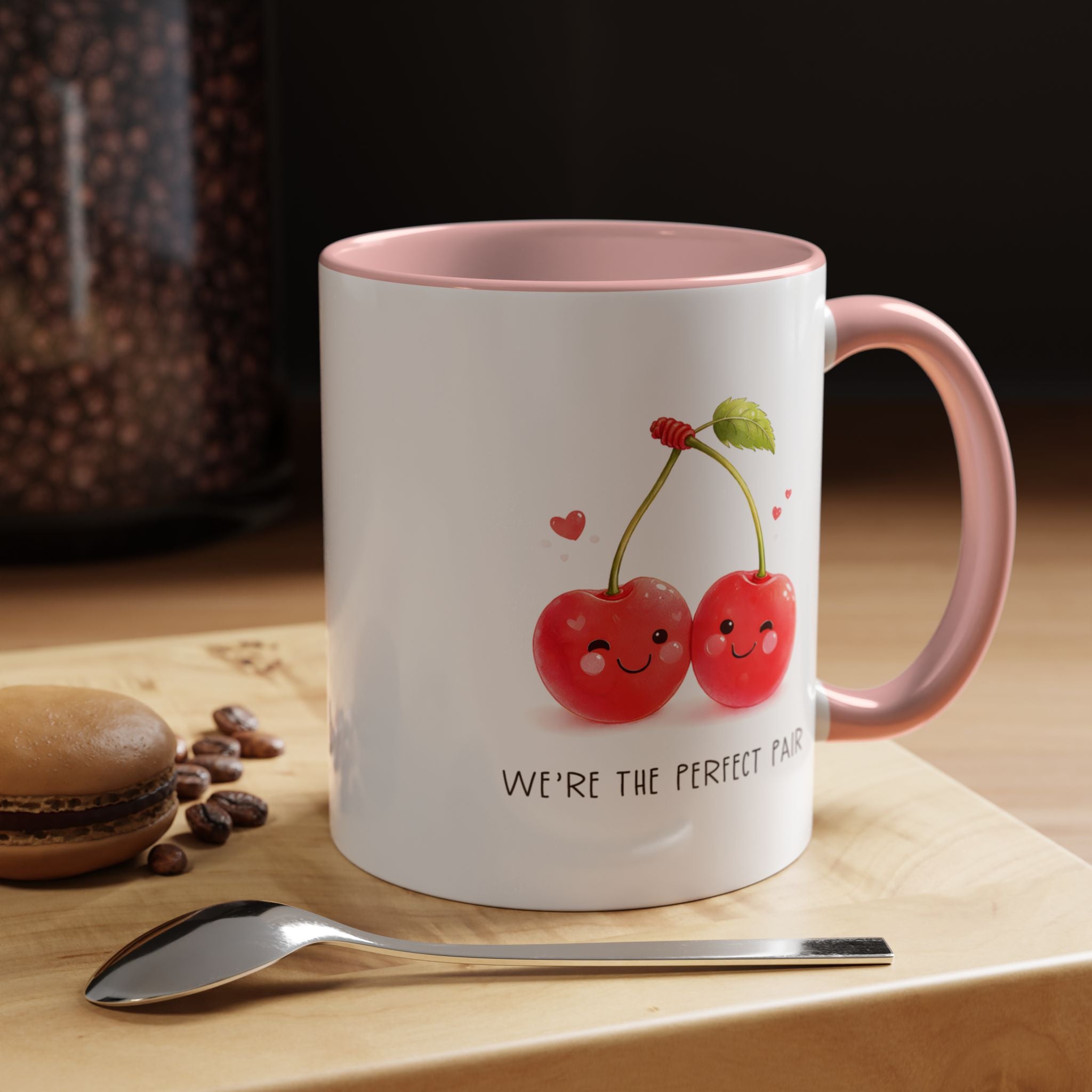 Funny Cherry Couple Ceramic Coffee Mug | Gallory Hive