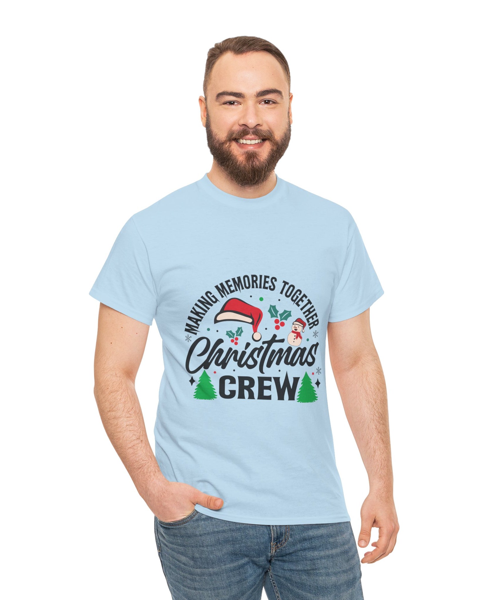 Santa Hat Snowman Xmas Trees Cute Tee | Gallory Hive