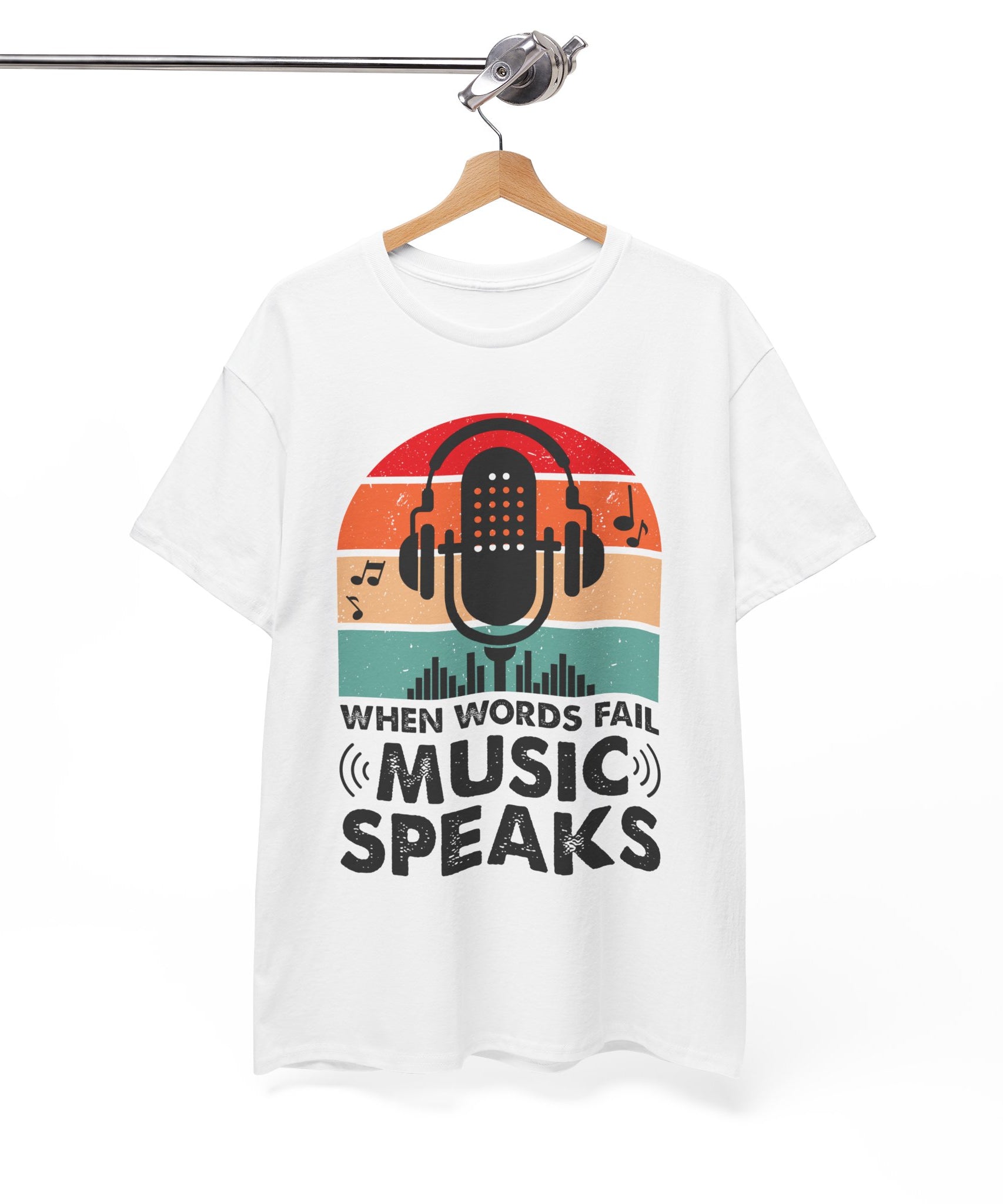 Vintage Audio Tee – Music Lover Style