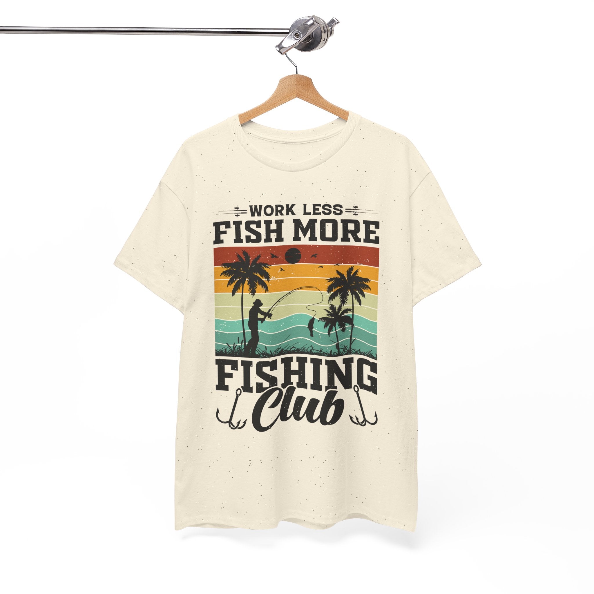 Retro Fisherman Sunset T-Shirt | Gallory Hive