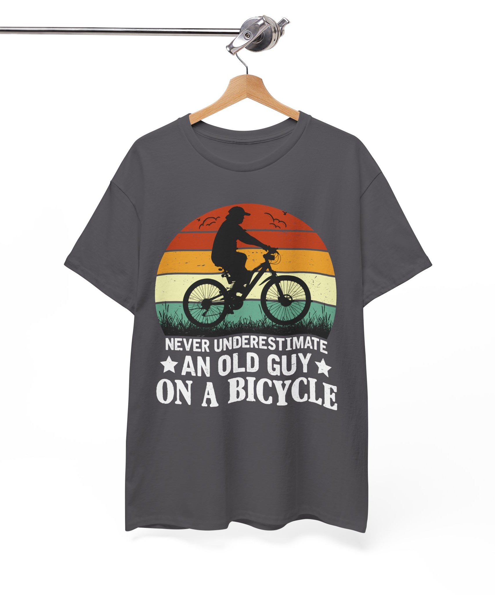 Retro Old Guy On Bicycle Shirt | Gallory Hive