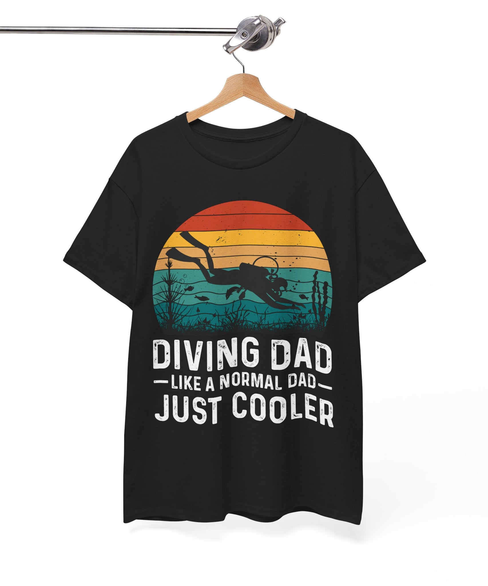 Diving Dad T-Shirt - Retro Scuba Design | Gallory Hive