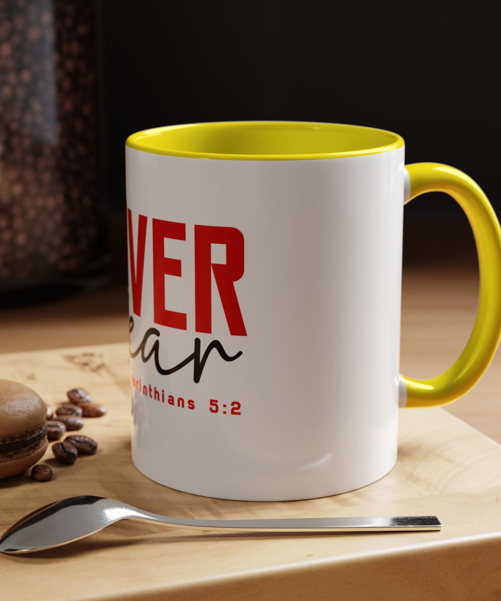 Faith Scripture Accent Coffee Mug | Gallory Hive