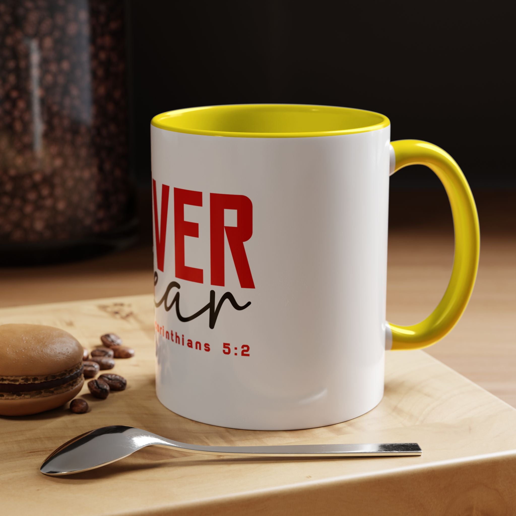 Faith Scripture Accent Coffee Mug | Gallory Hive