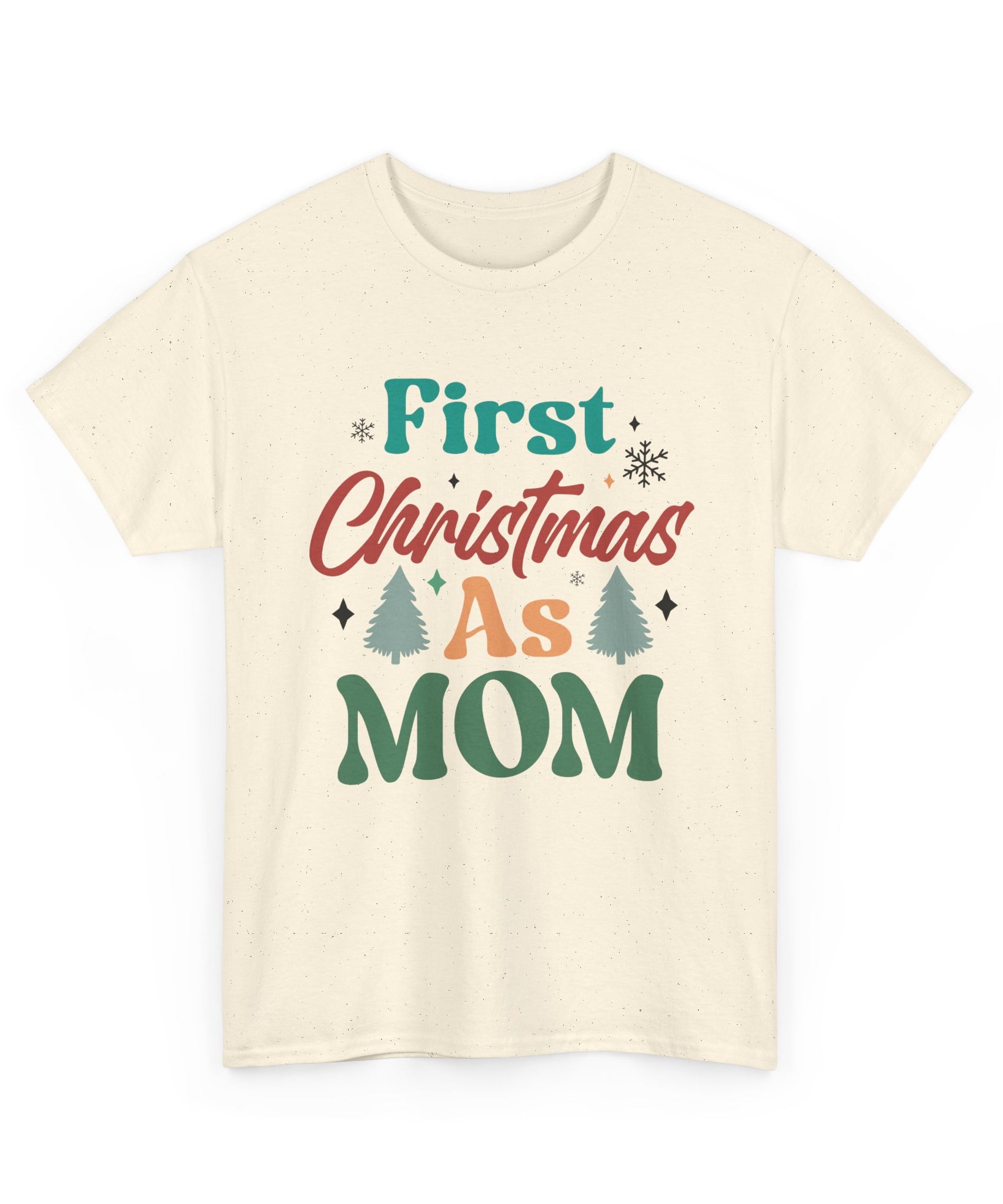 First Christmas as Mom T-Shirt | Gallory Hive