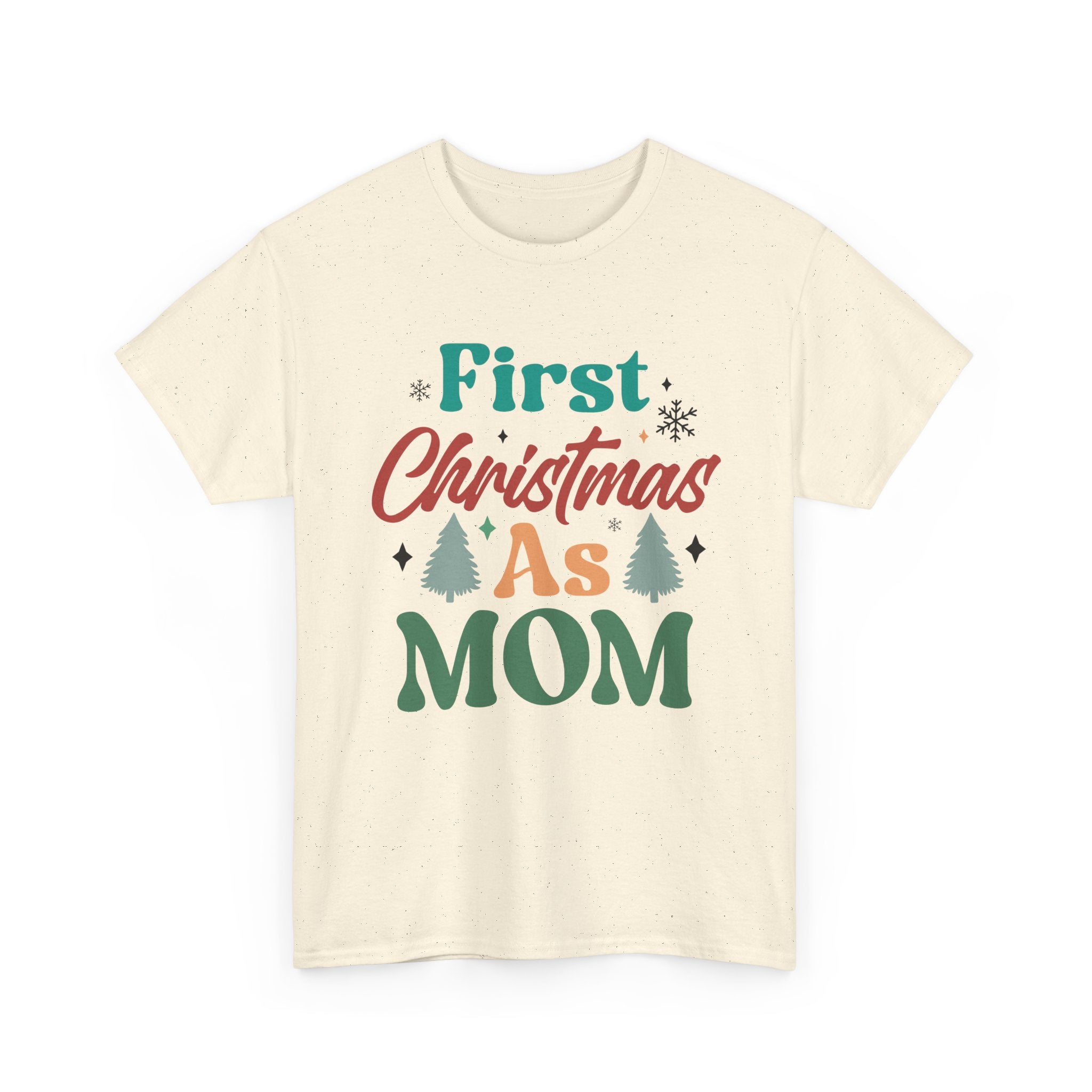 First Christmas as Mom T-Shirt | Gallory Hive