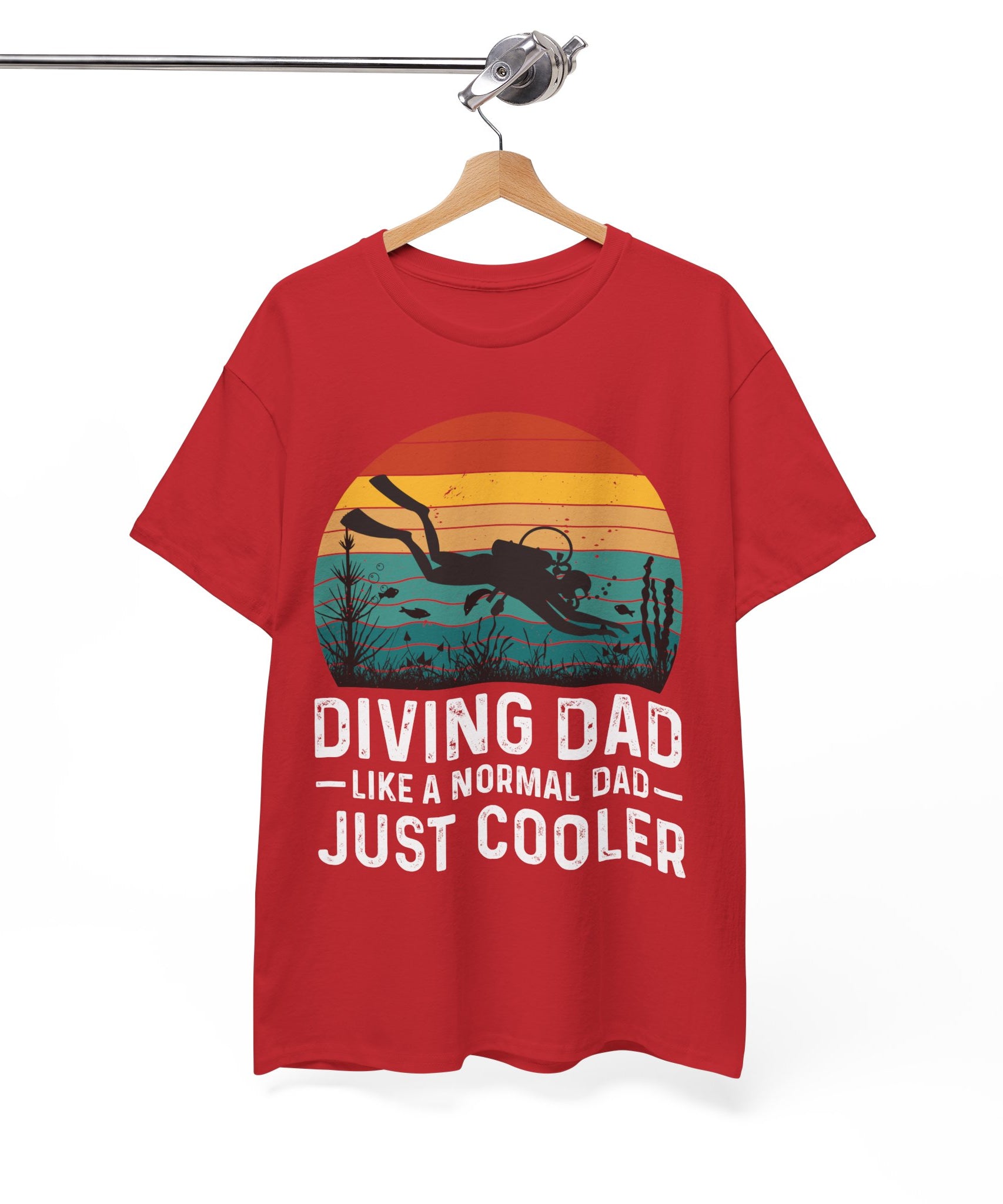 Diving Dad T-Shirt - Retro Scuba Design | Gallory Hive