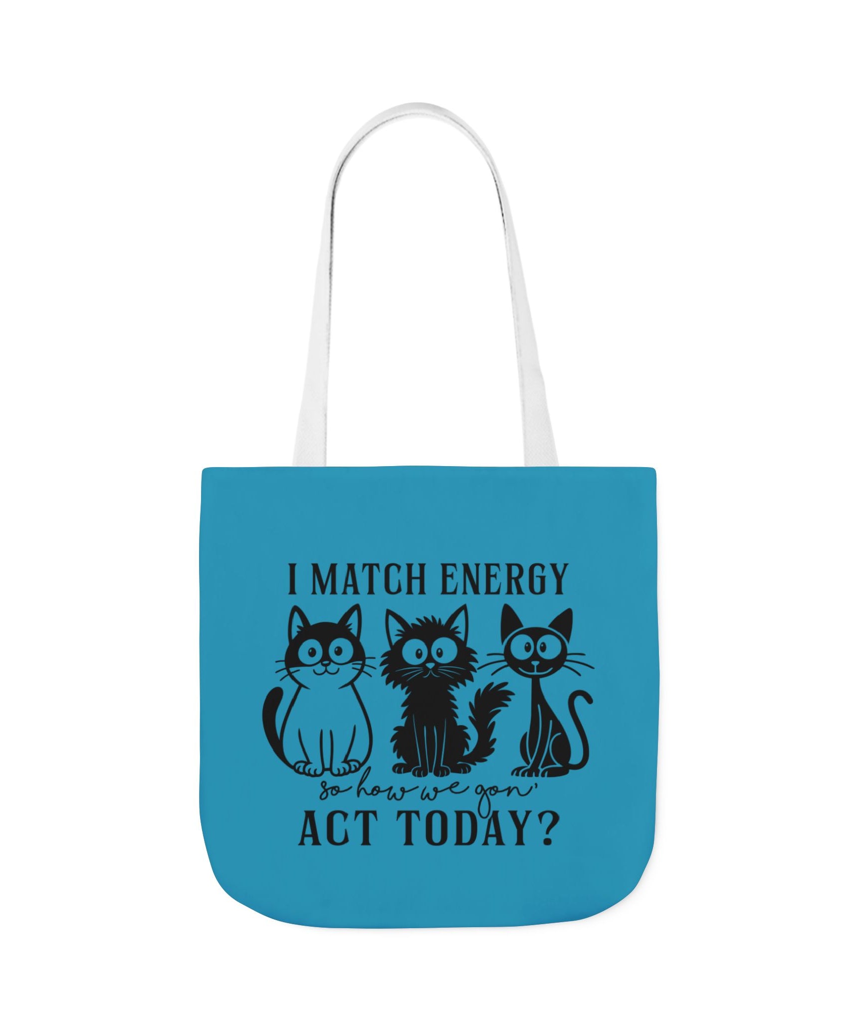 Cute Turquoise Canvas Tote – Reusable Bag