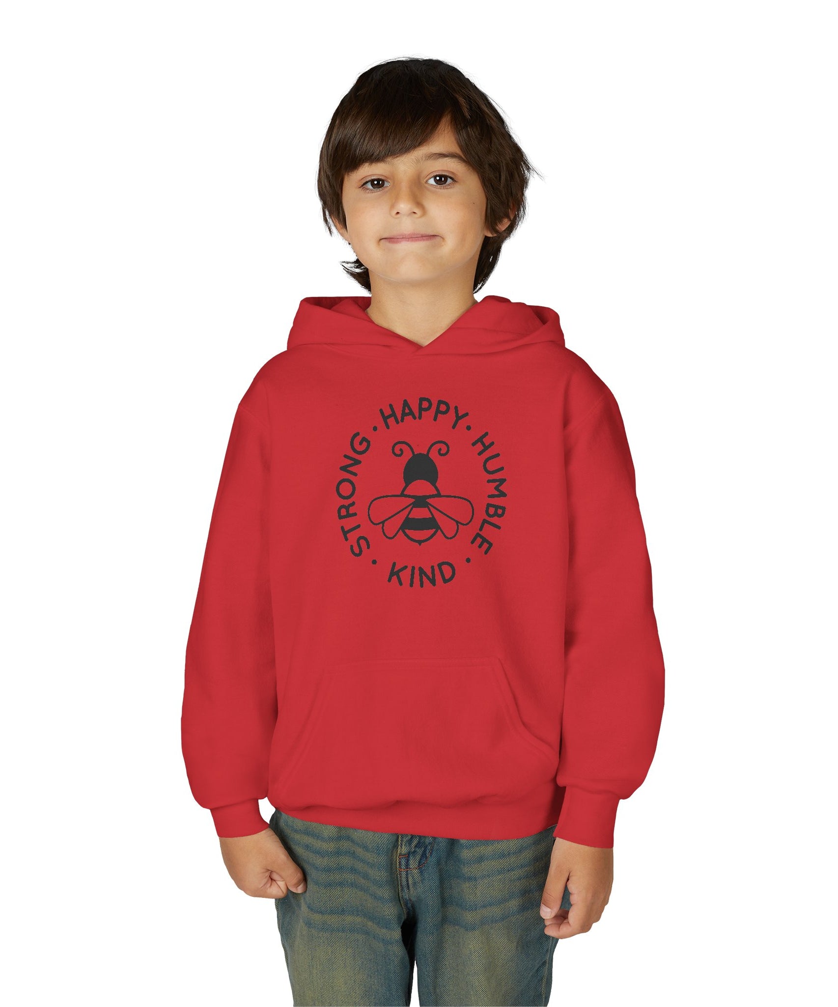 Unisex Kid's "Strong Happy Humble Kind" Hoodie