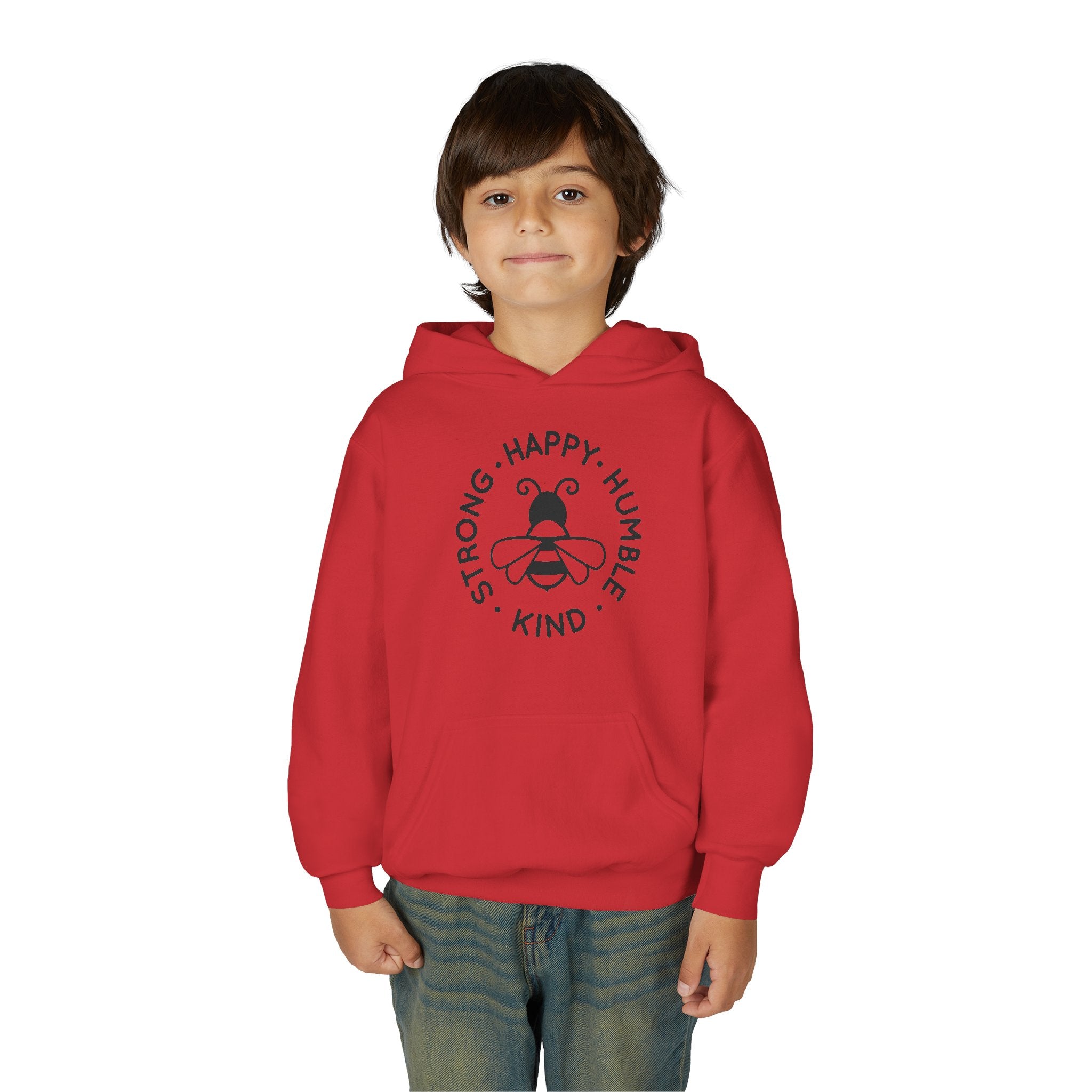 Unisex Kid's "Strong Happy Humble Kind" Hoodie