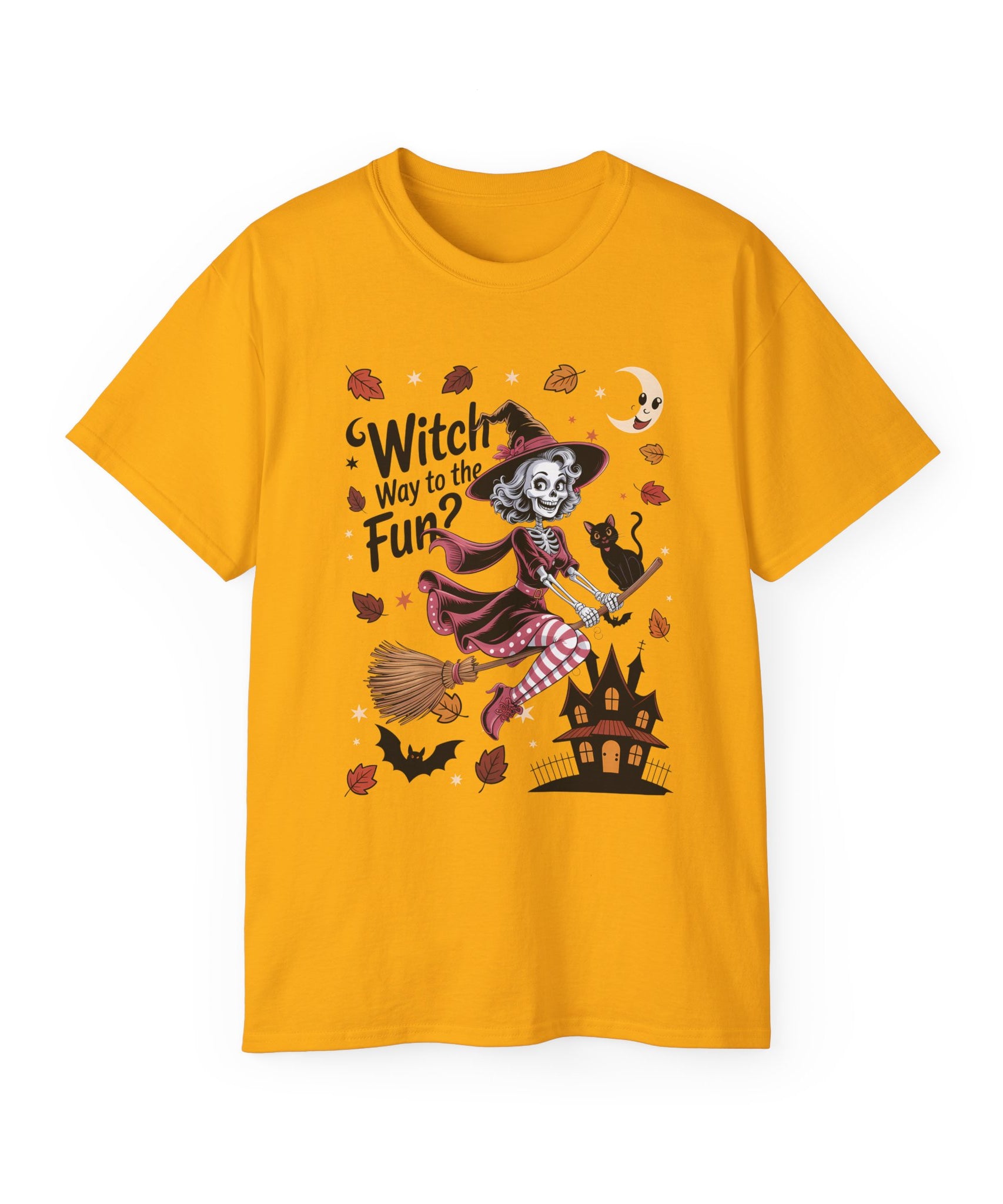 Spooky Cute Witch Ride Halloween Shirt