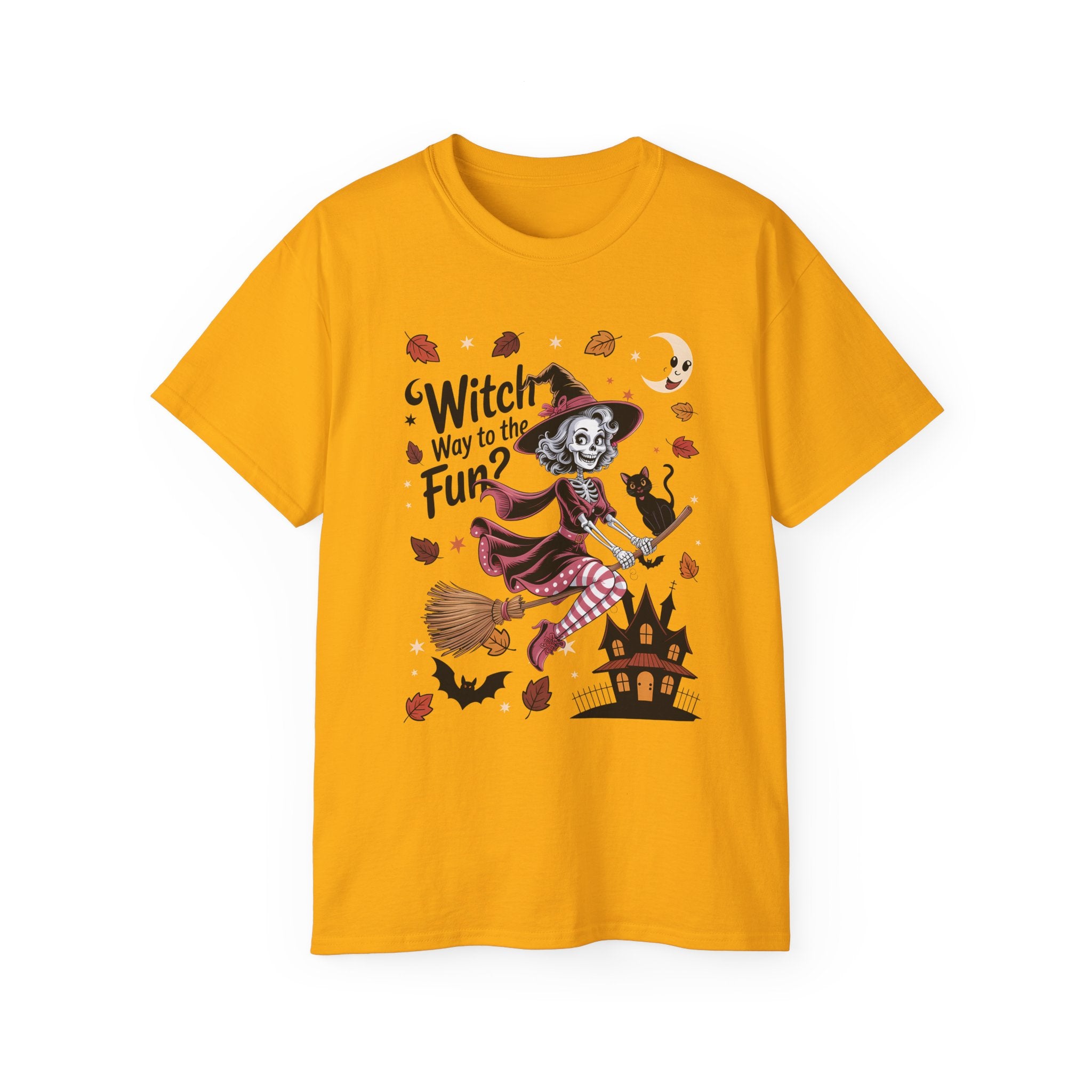 Spooky Cute Witch Ride Halloween Shirt