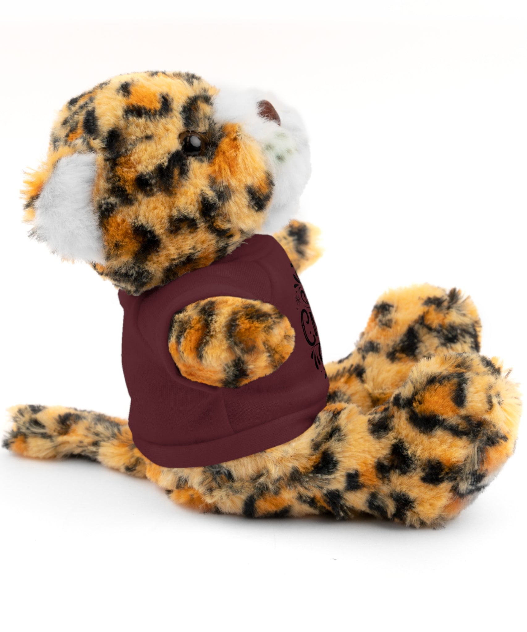 Festive Merry Christmas Stuffed Jaguar | Gallory Hive