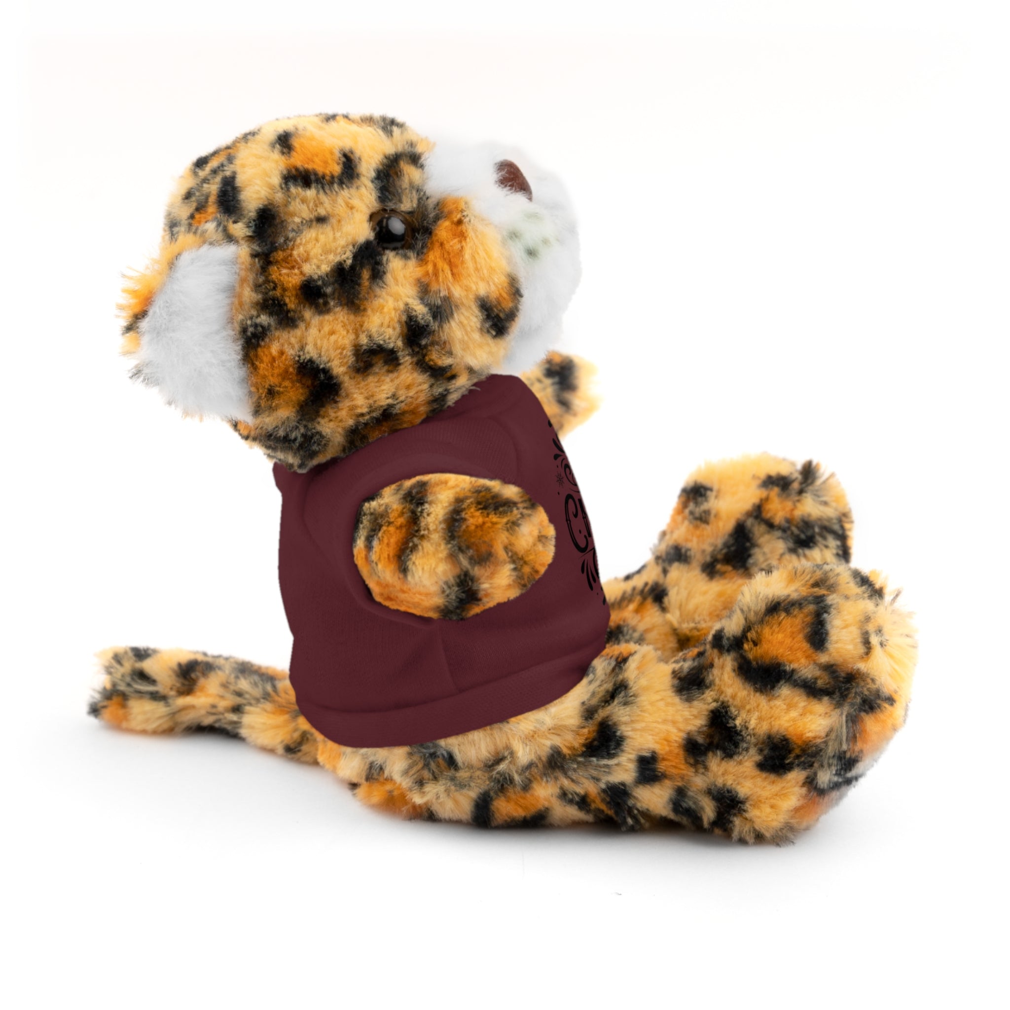Festive Merry Christmas Stuffed Jaguar | Gallory Hive
