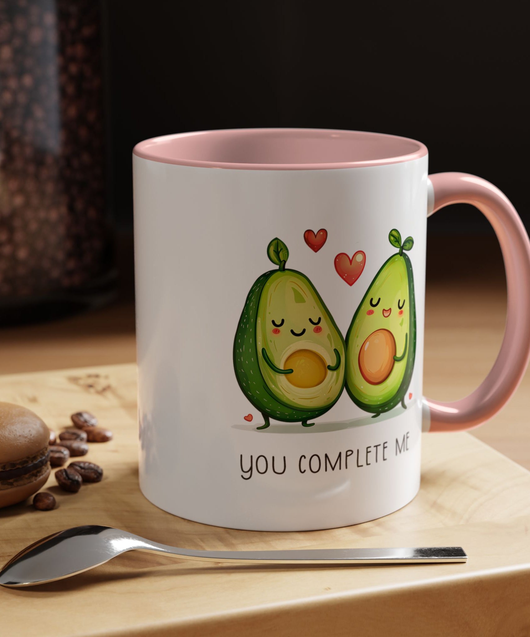 Funny Avocado Couple Ceramic Coffee Mug | Gallory Hive