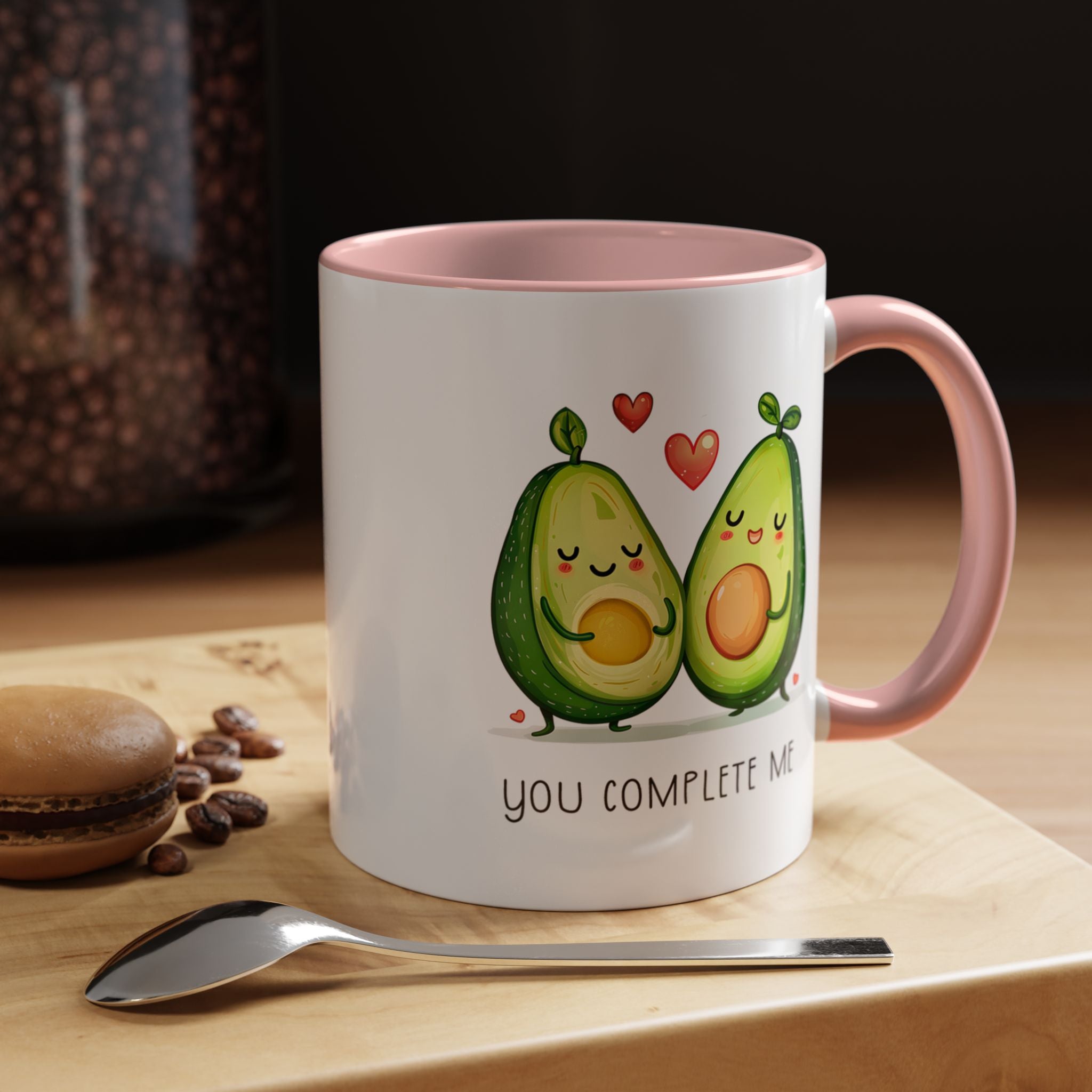 Funny Avocado Couple Ceramic Coffee Mug | Gallory Hive
