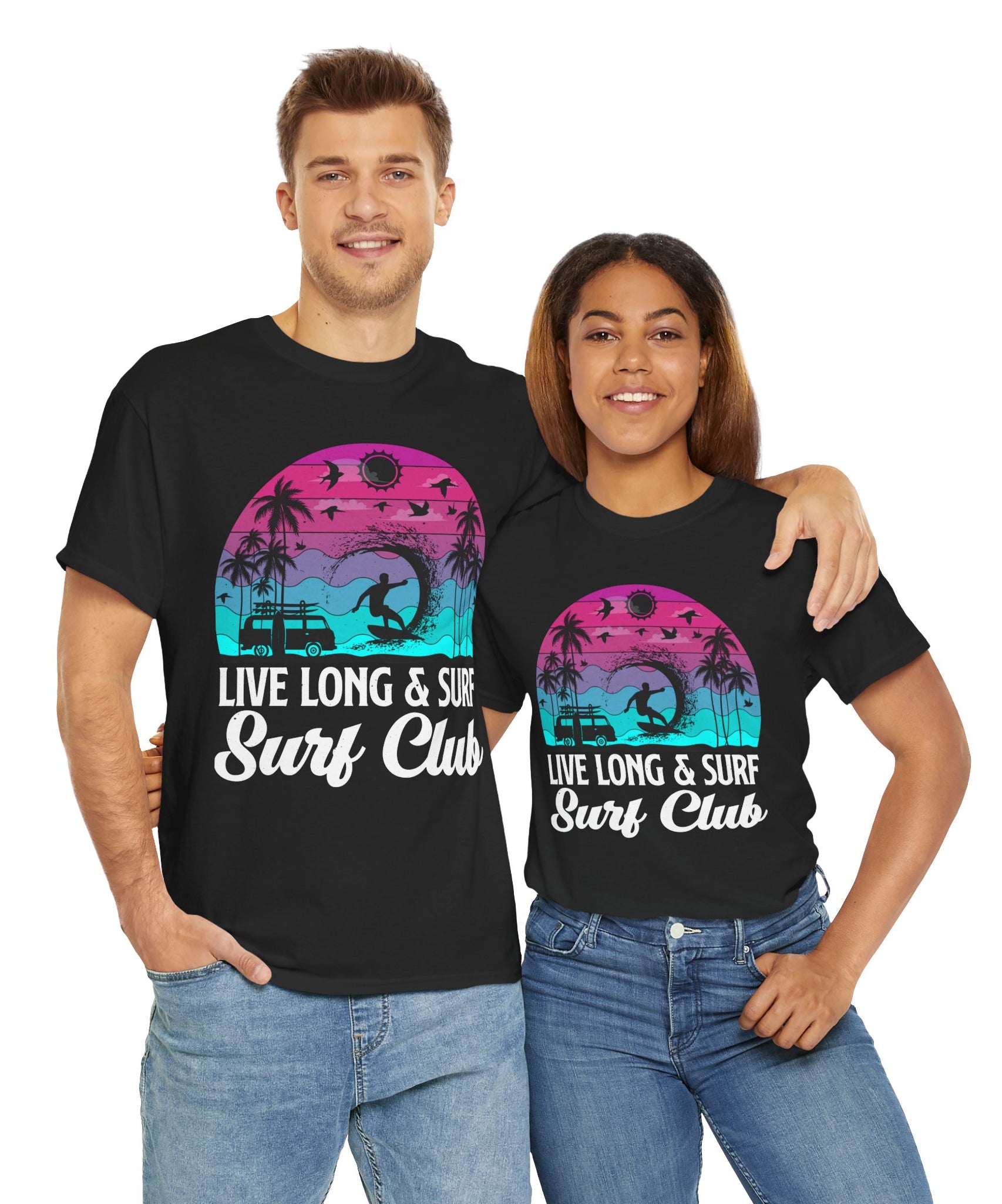 Surf Club Beach Sunset T-Shirt