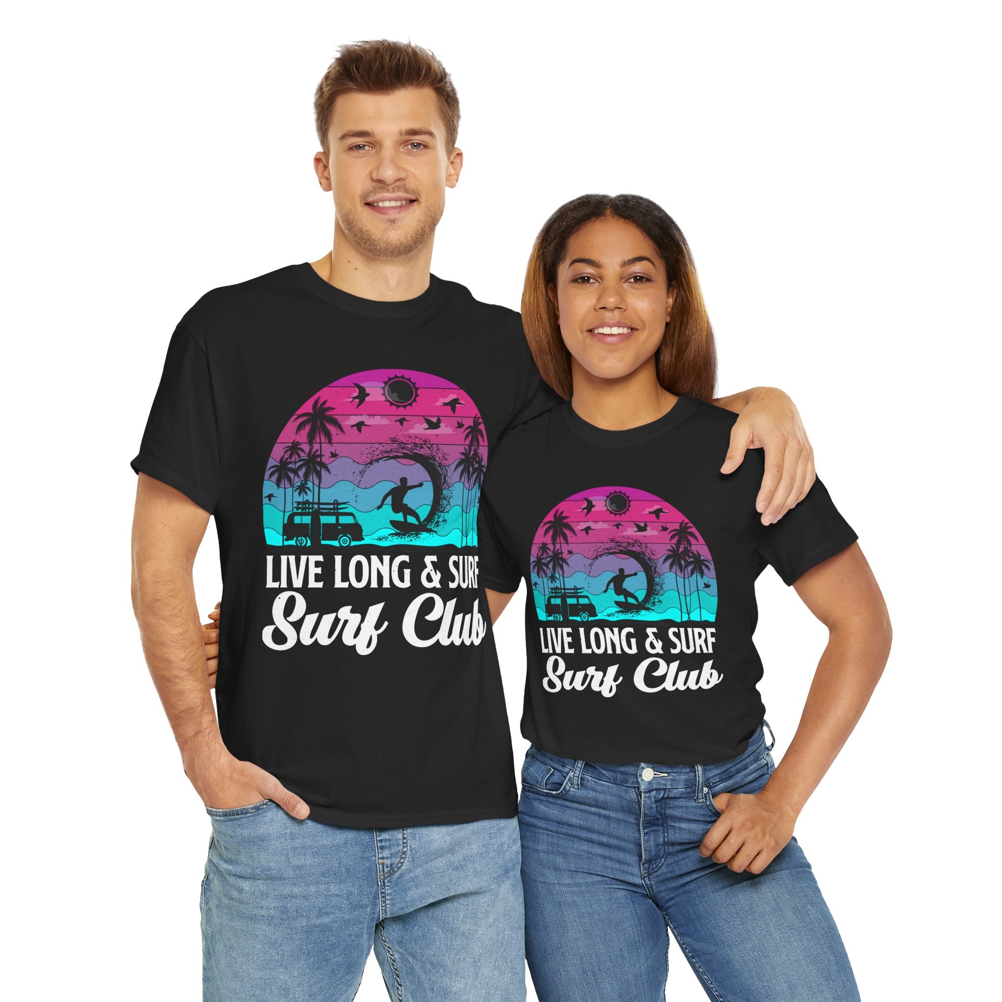 Surf Club Beach Sunset T-Shirt