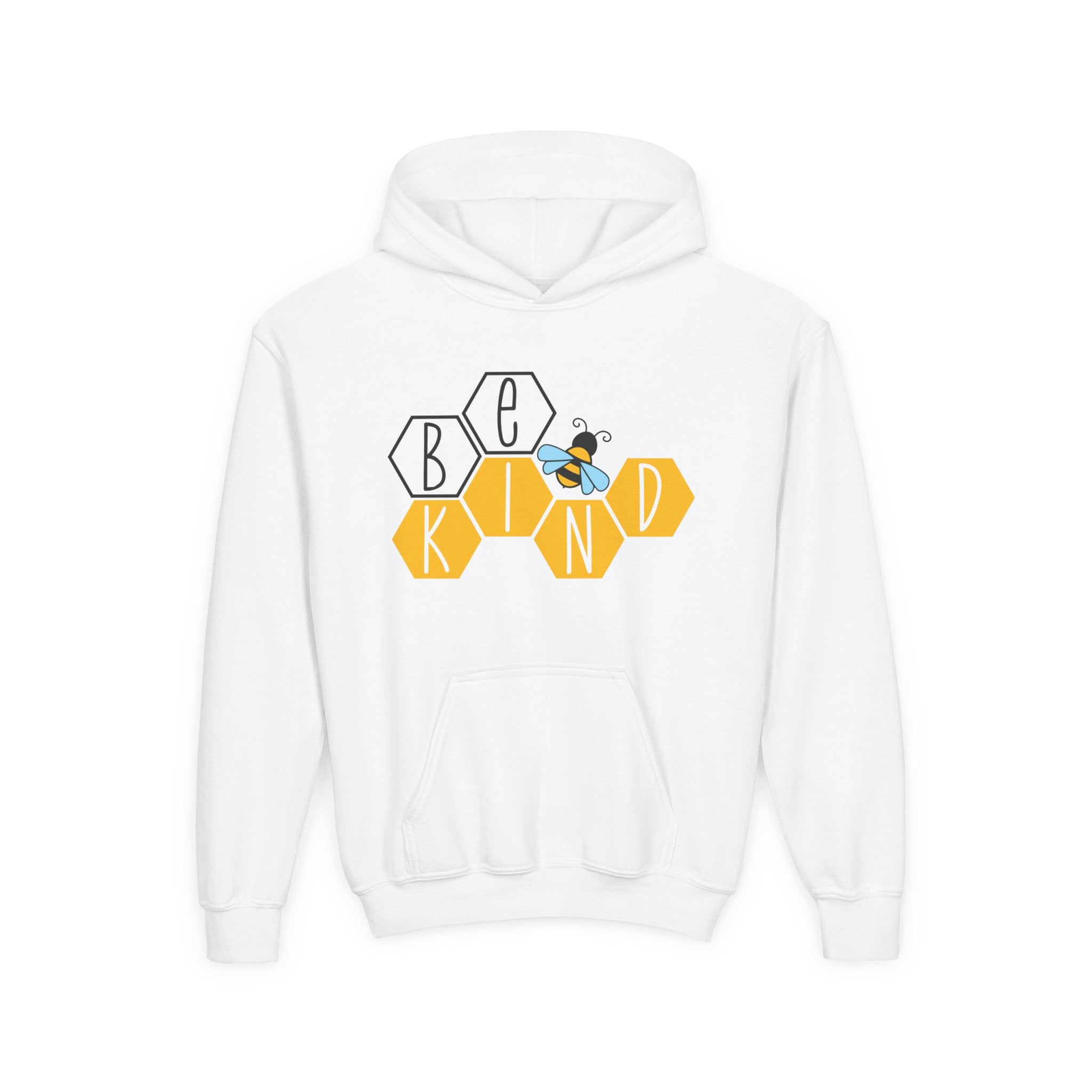 Unisex Kids Hoodie – Bee Kind & Cozy