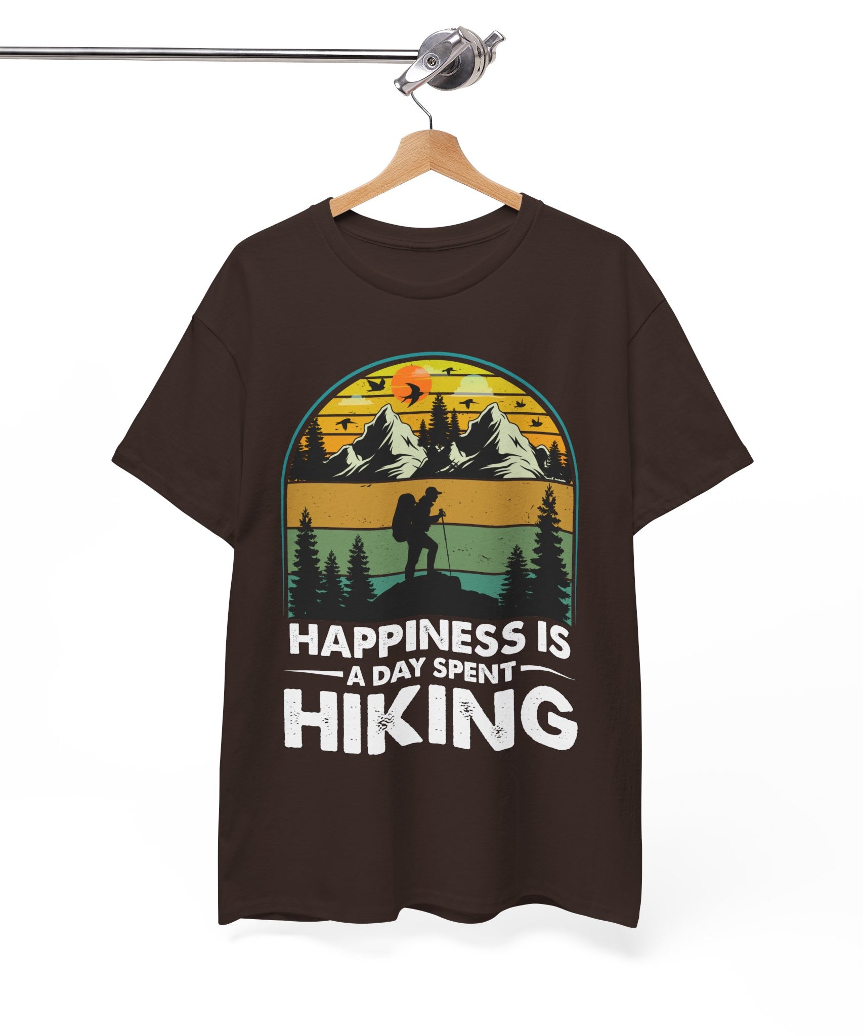 Vintage Hiker Sunset Mountain Tee | Gallory Hive