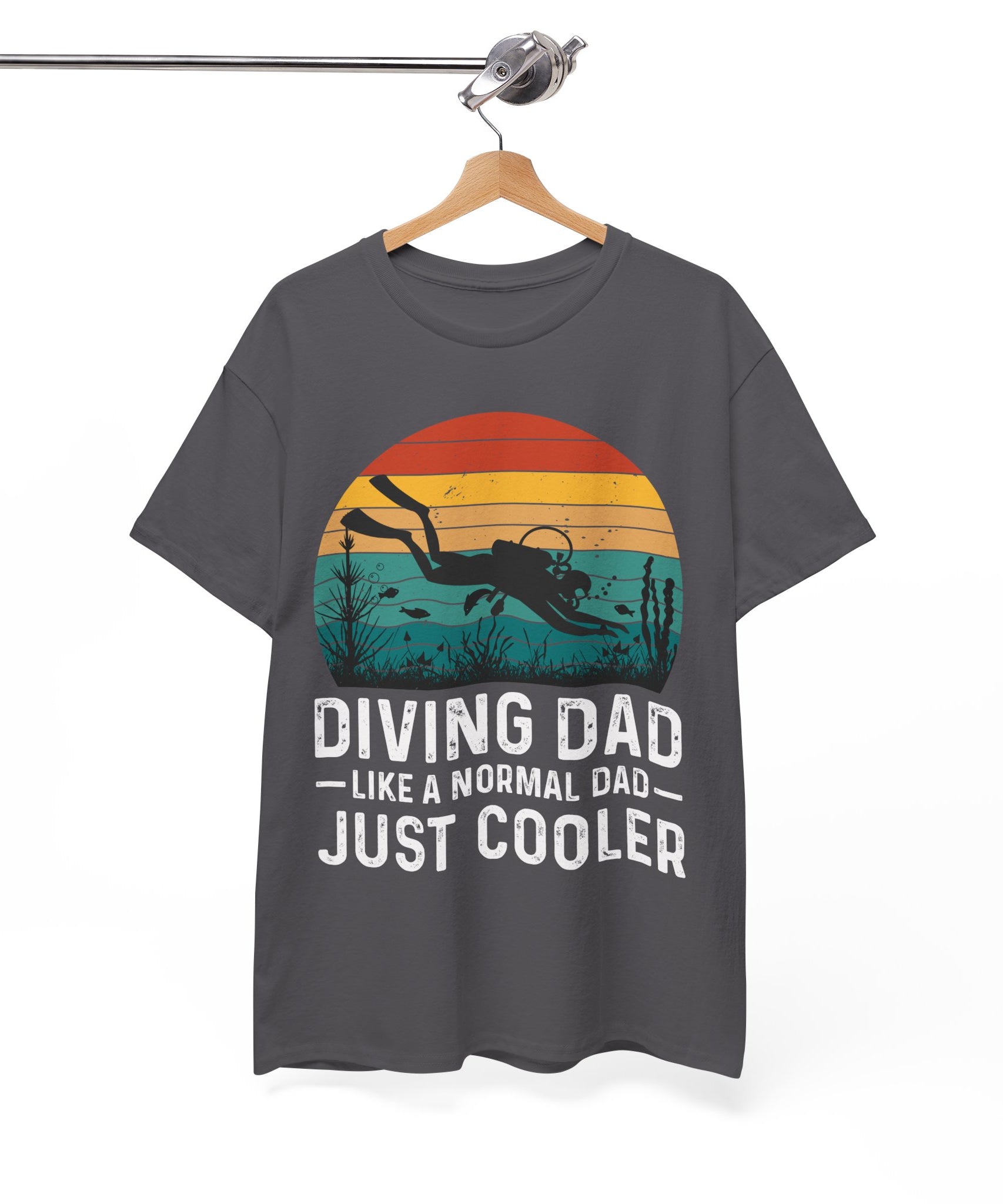 Diving Dad T-Shirt - Retro Scuba Design | Gallory Hive